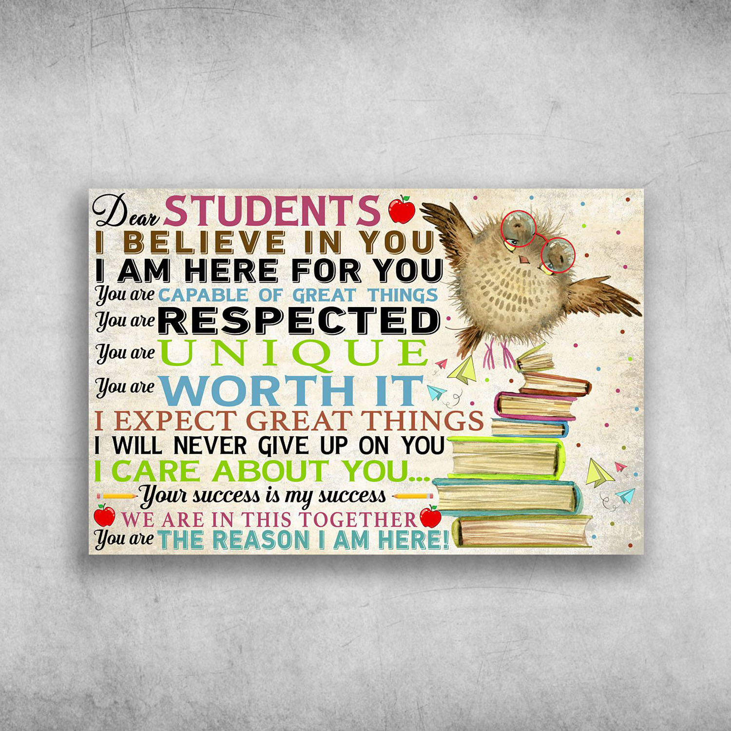 Dear Students I Believe In You I Am Here For You (2)