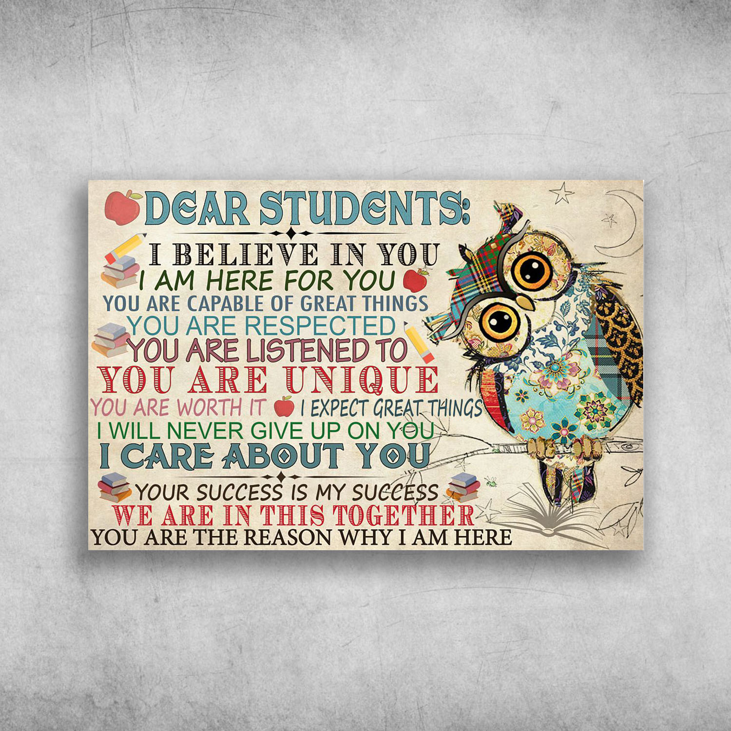 Dear Students I Believe In You I Am Here For You (3)