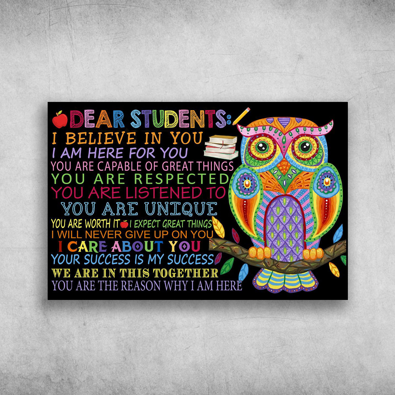Dear Students I Believe In You I Am Here For You (6)