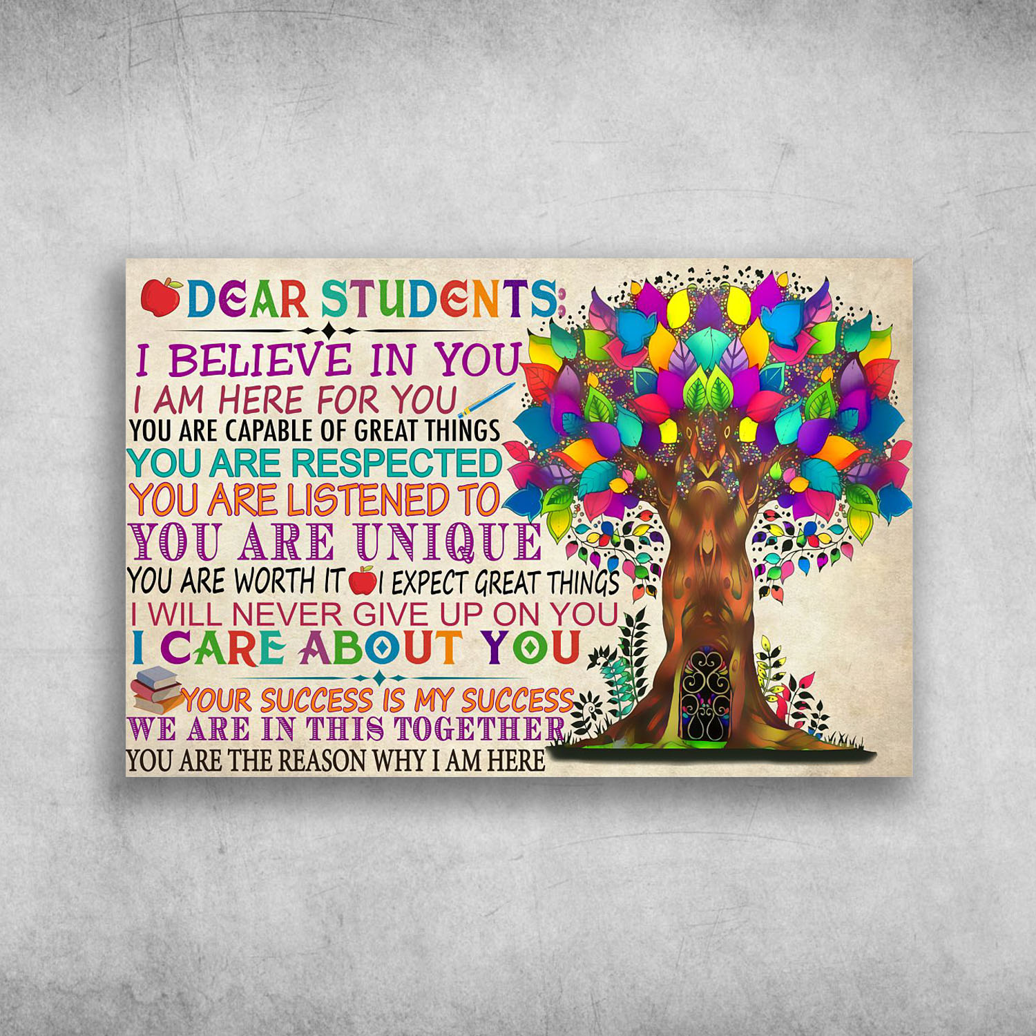 Dear Students I Believe In You I am Here For You Respected