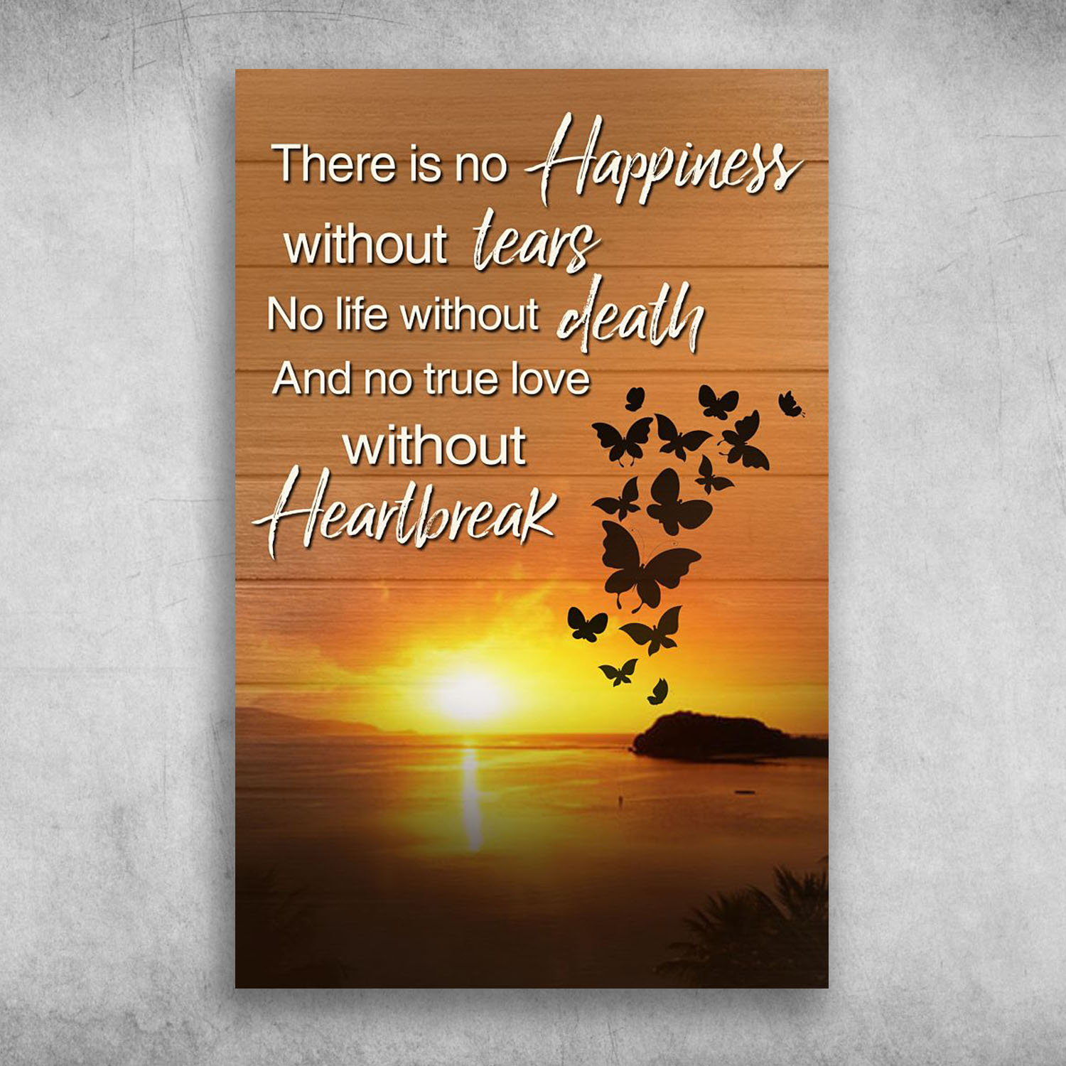 No Happiness Without Tears No True Love Without Heartbreaker