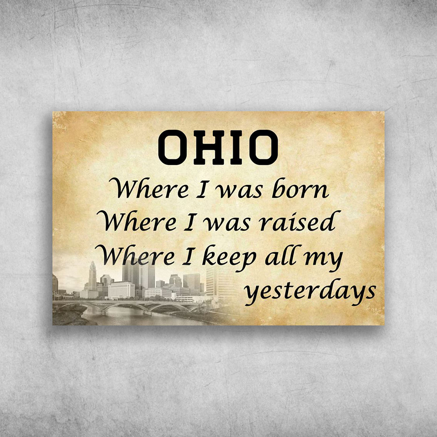 Ohio Where I Was Born Where I Was Raised
