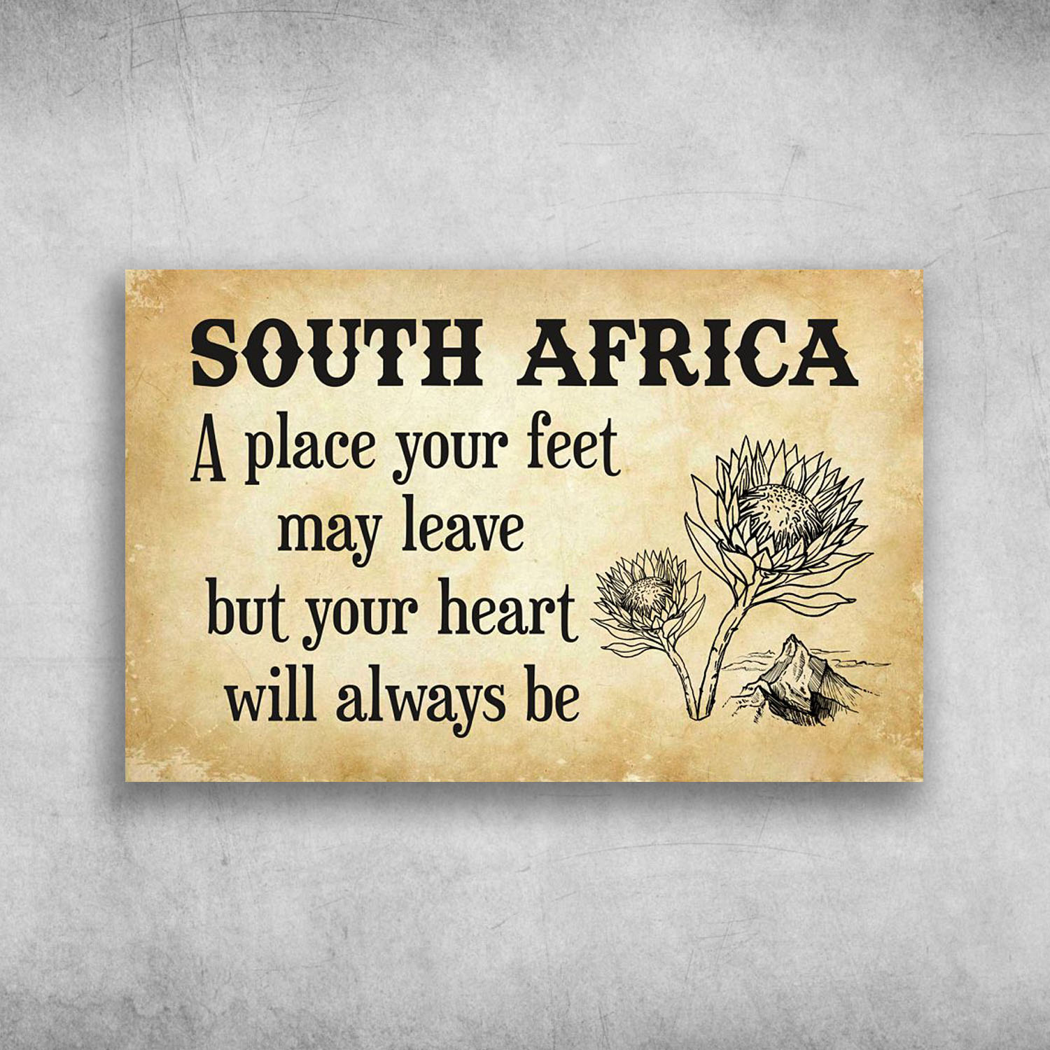 South Africa A Place Your Feet May Leave