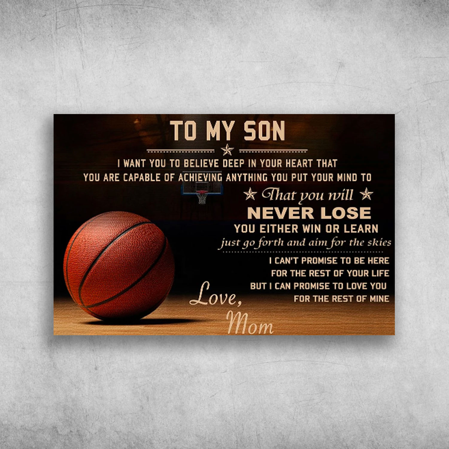 To My Son I Want You To Believe