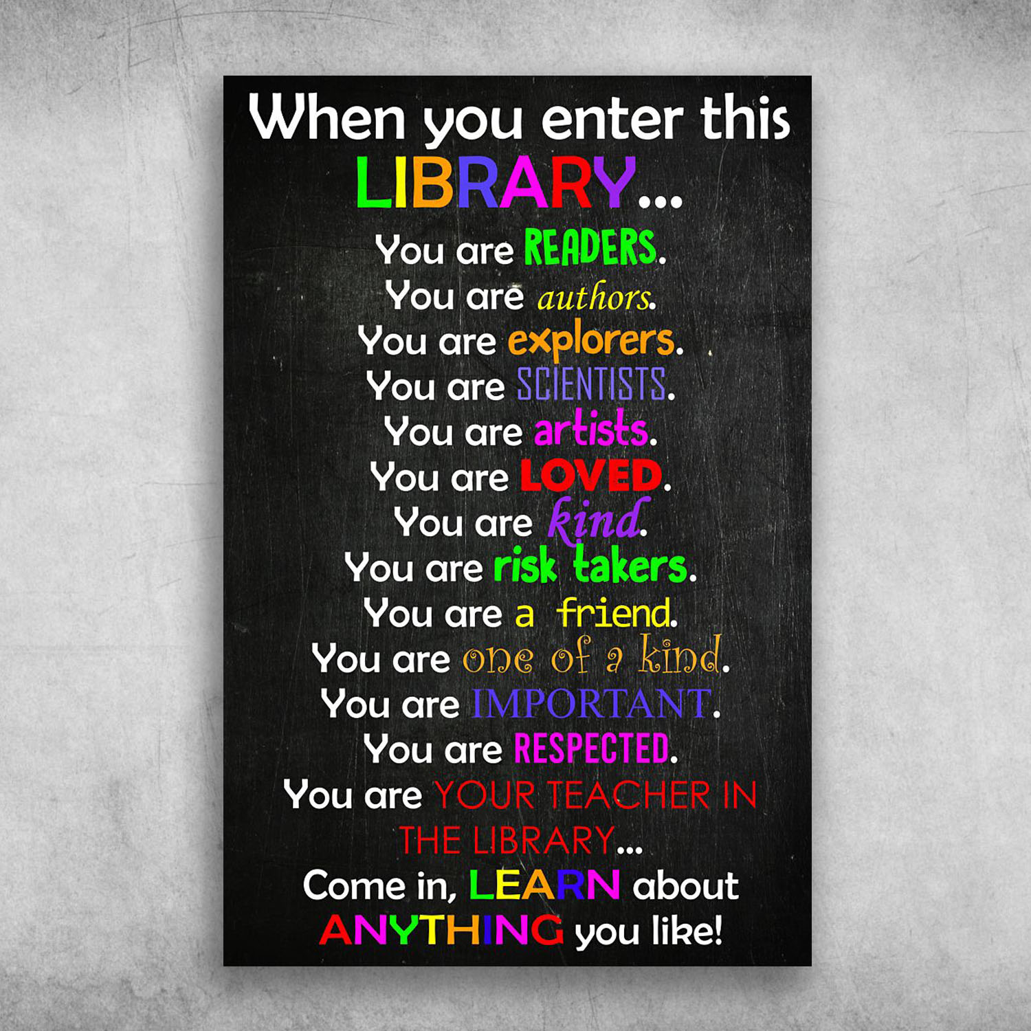 When You Enter This Library You Are Readers, You Are Authors
