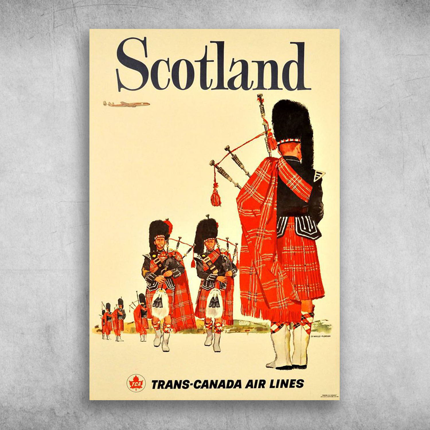 A Slice In Time Scotland Trans-Canada Air Lines Scottish Great Britain