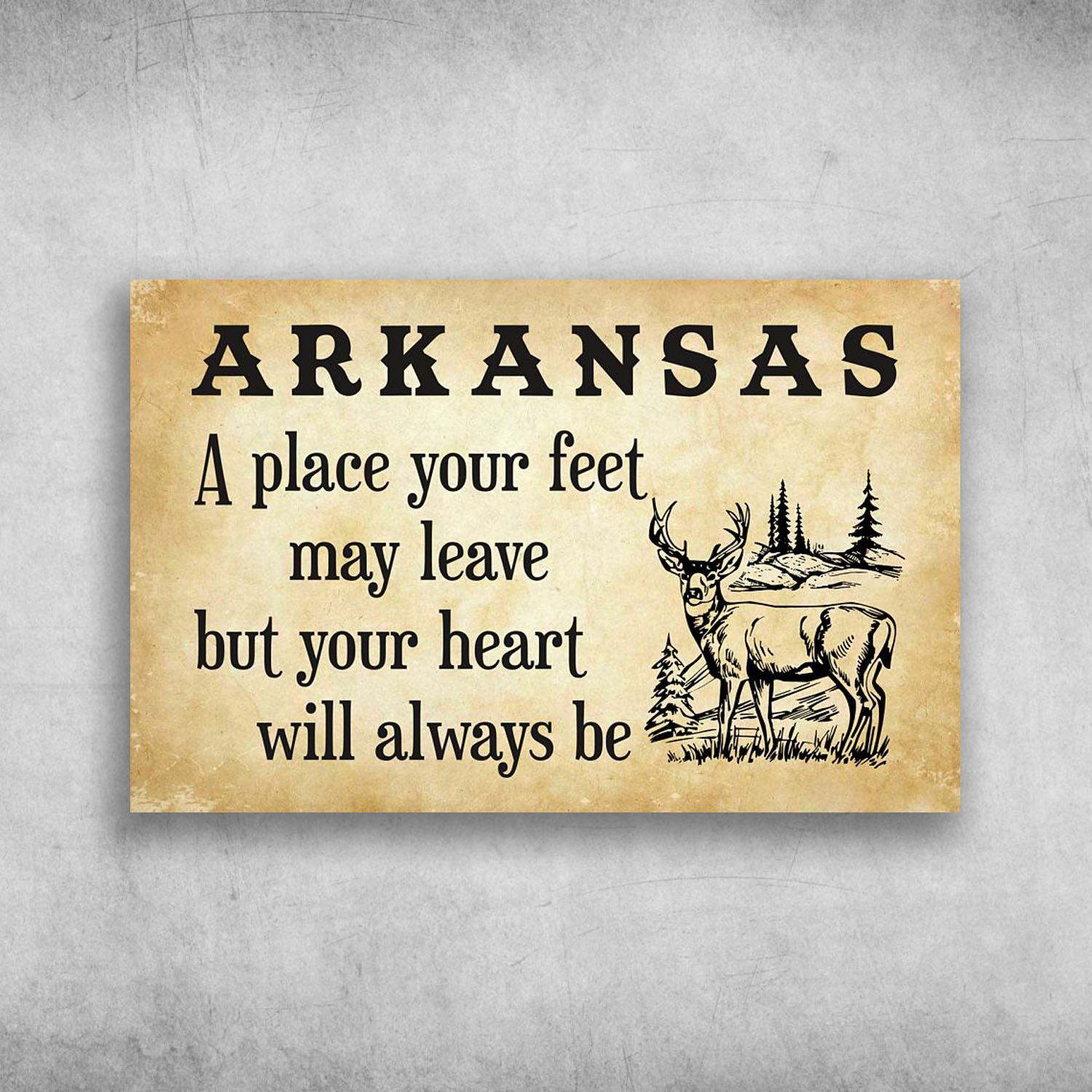 Arkansas A Place Your Feet May Leave