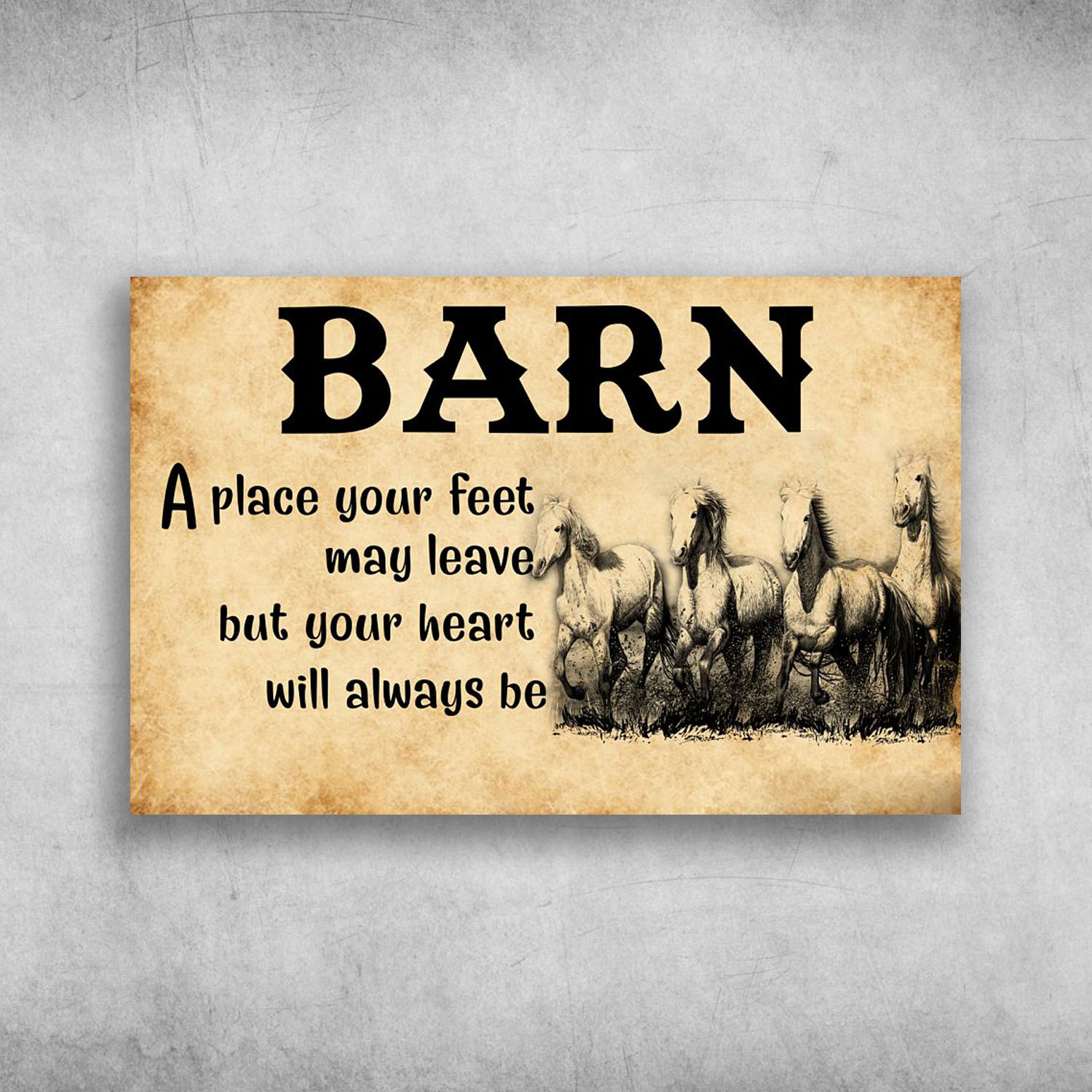 Barn A Place Your Feet May Leave