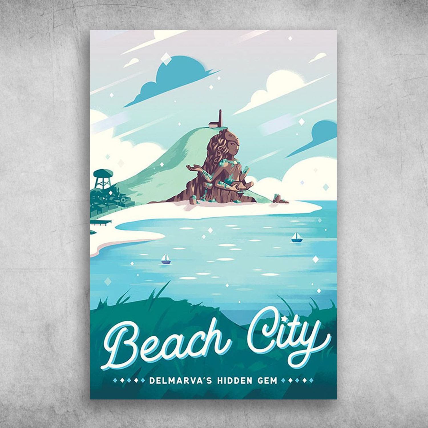 Beach City Steven Universe Retro Travel