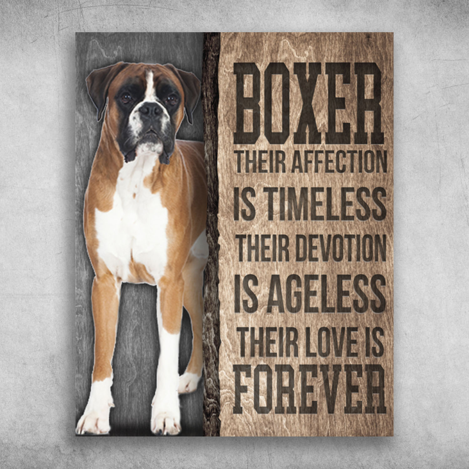Boxer Their Affection Is Timeless Their Love Is Forever