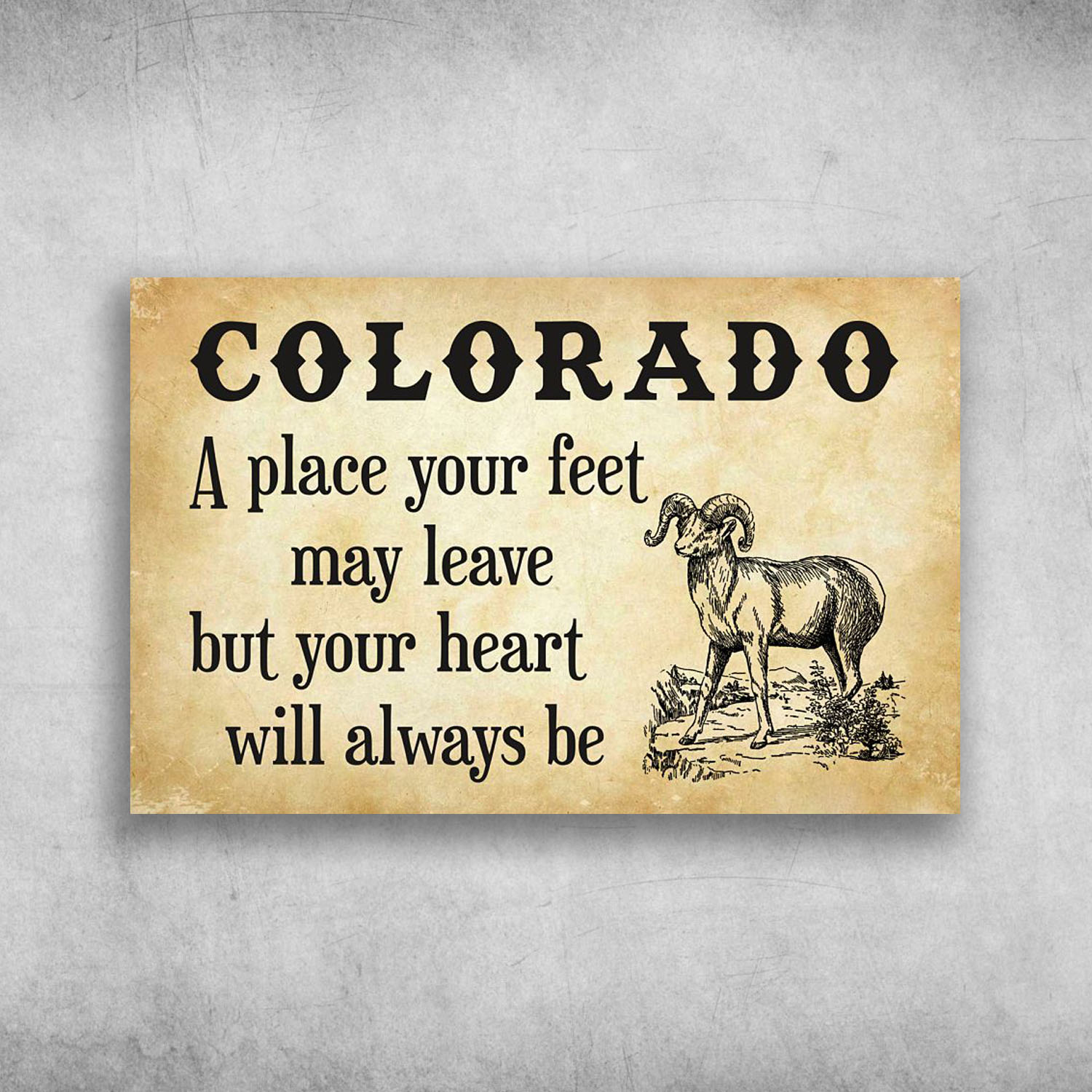 Colorado A Place Your Feet May Leave