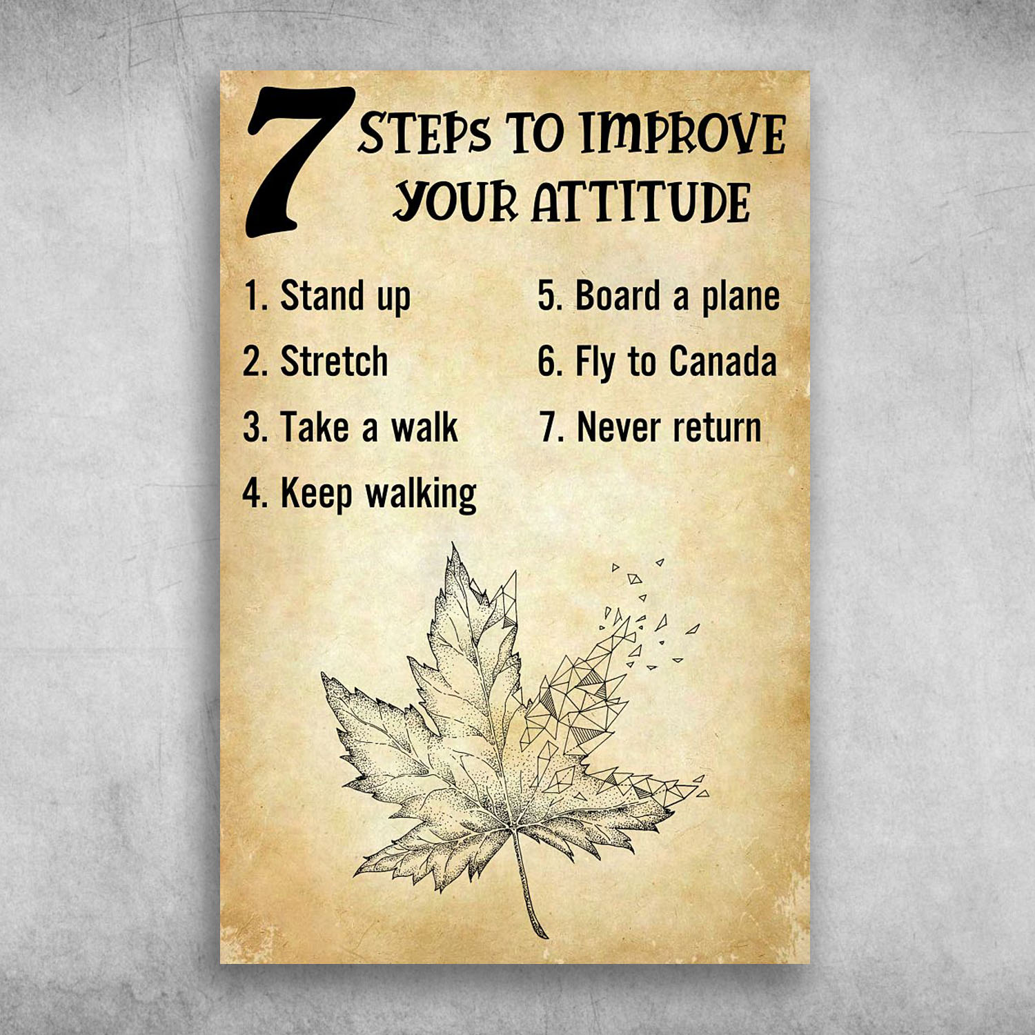 Fly To Canada To Improve Your Attitude