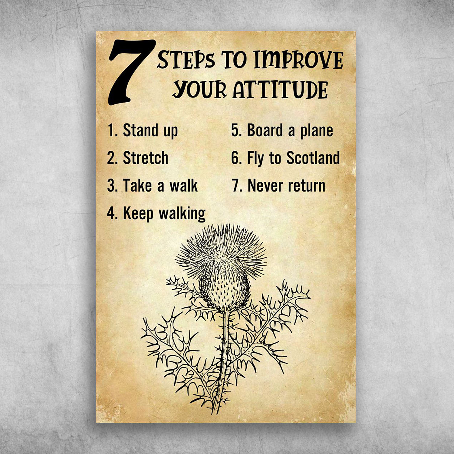 Fly To Scotland To Improve Your Attitude