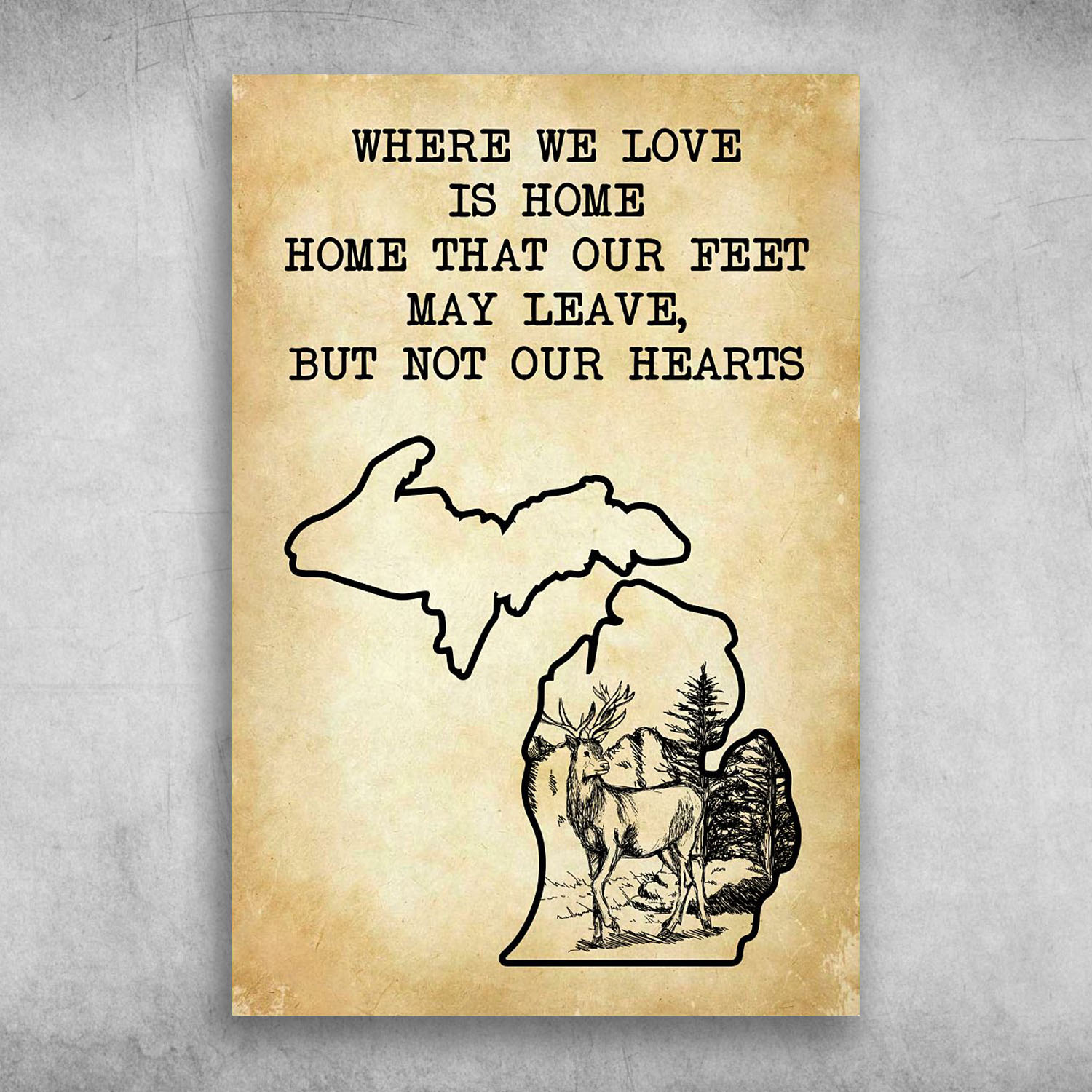 Home That Our Feet May Leave Michgan America