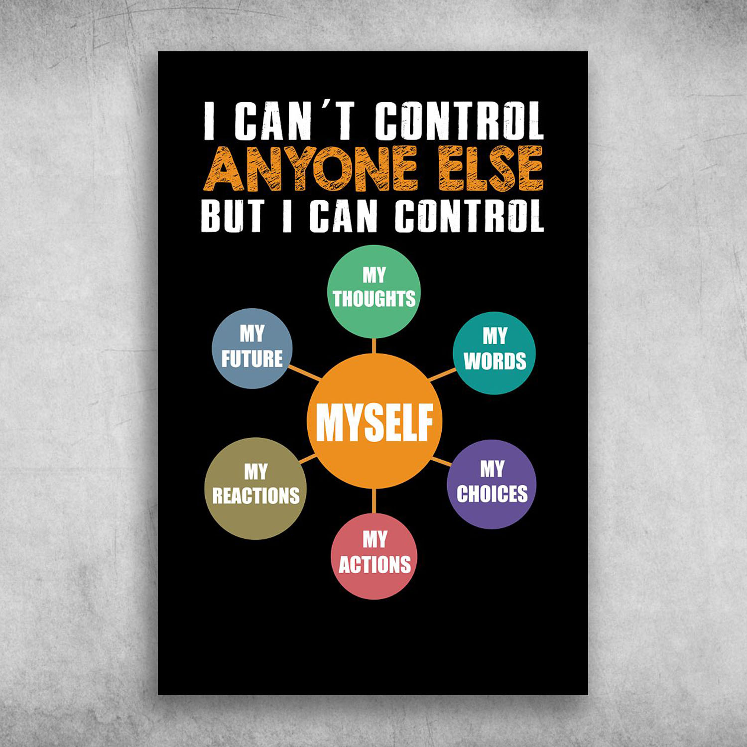 I Can't Control Anyone Else But I Can Control Myself