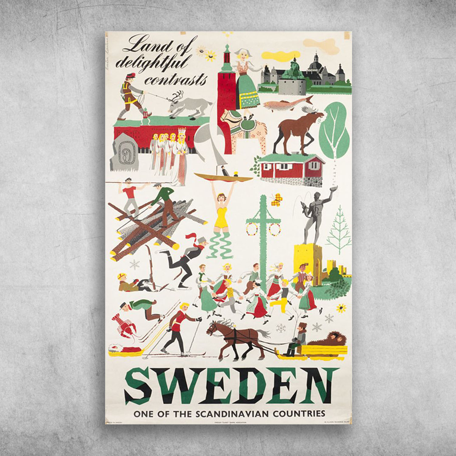 Land Of Delightful Contrasts Sweden Scandinavian Country