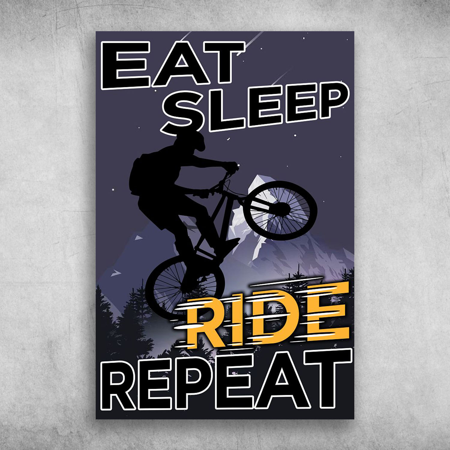 Life Is Like Riding A Bicycle Eat Sleep Ride Repeat