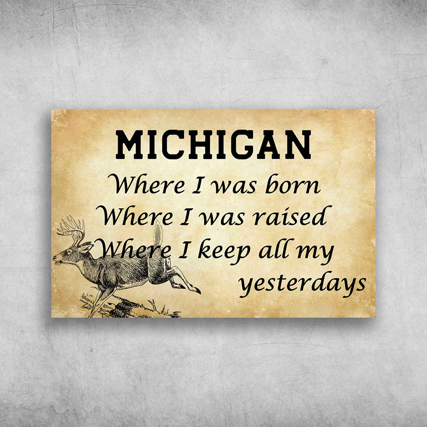 Michigan Where I Was Born Where I Was Raised