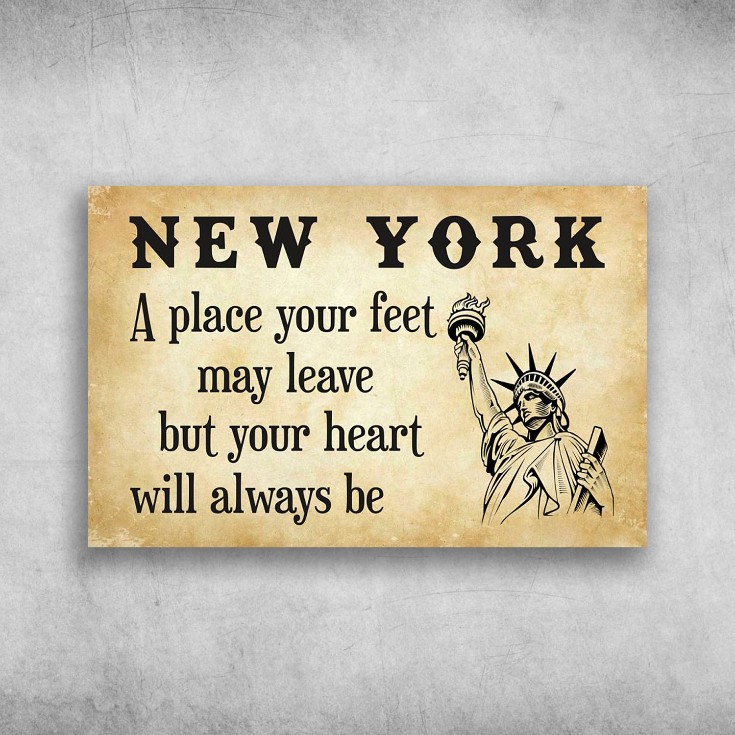 New York A Place Your Feet May Leave