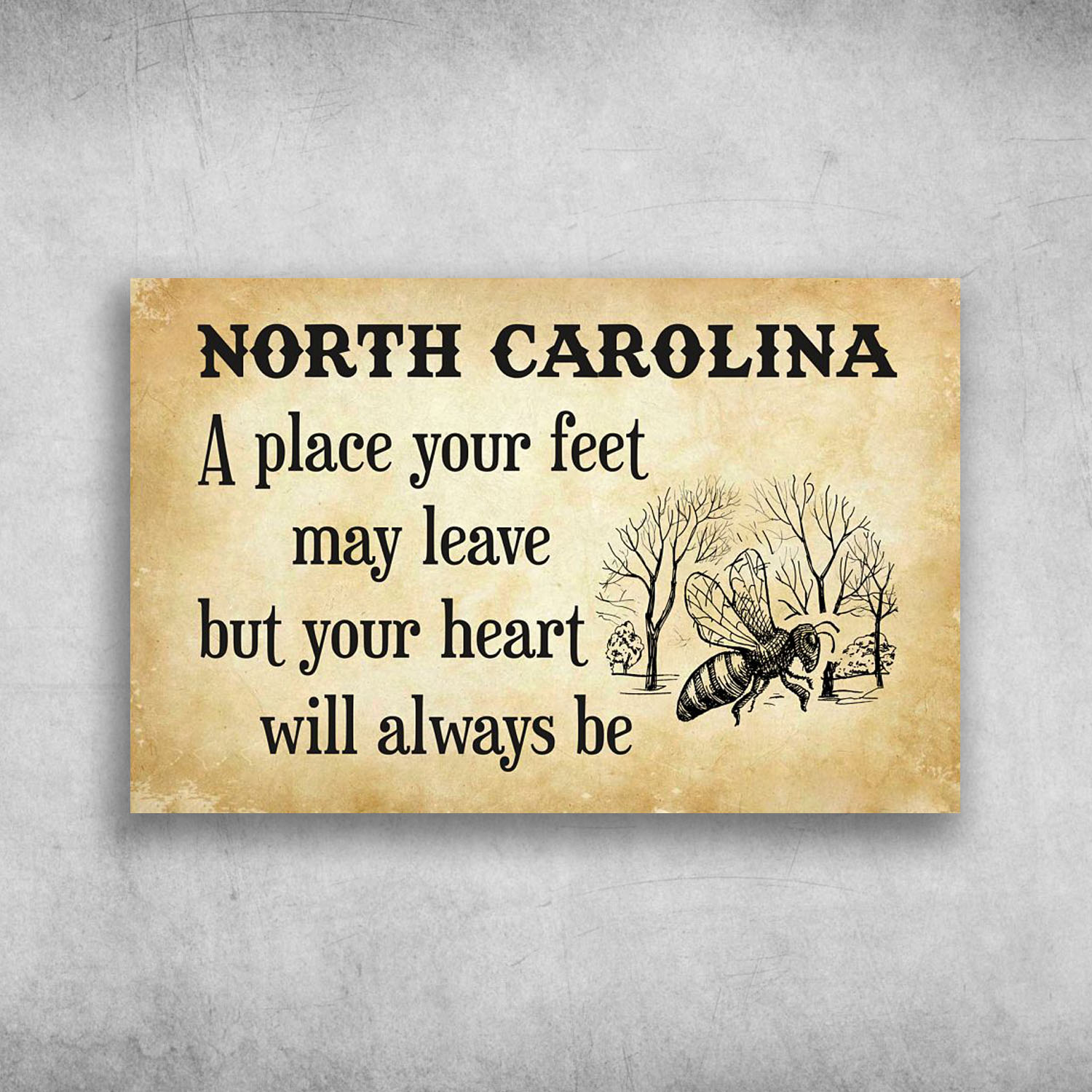 North Carolina A Place Your Feet May Leave