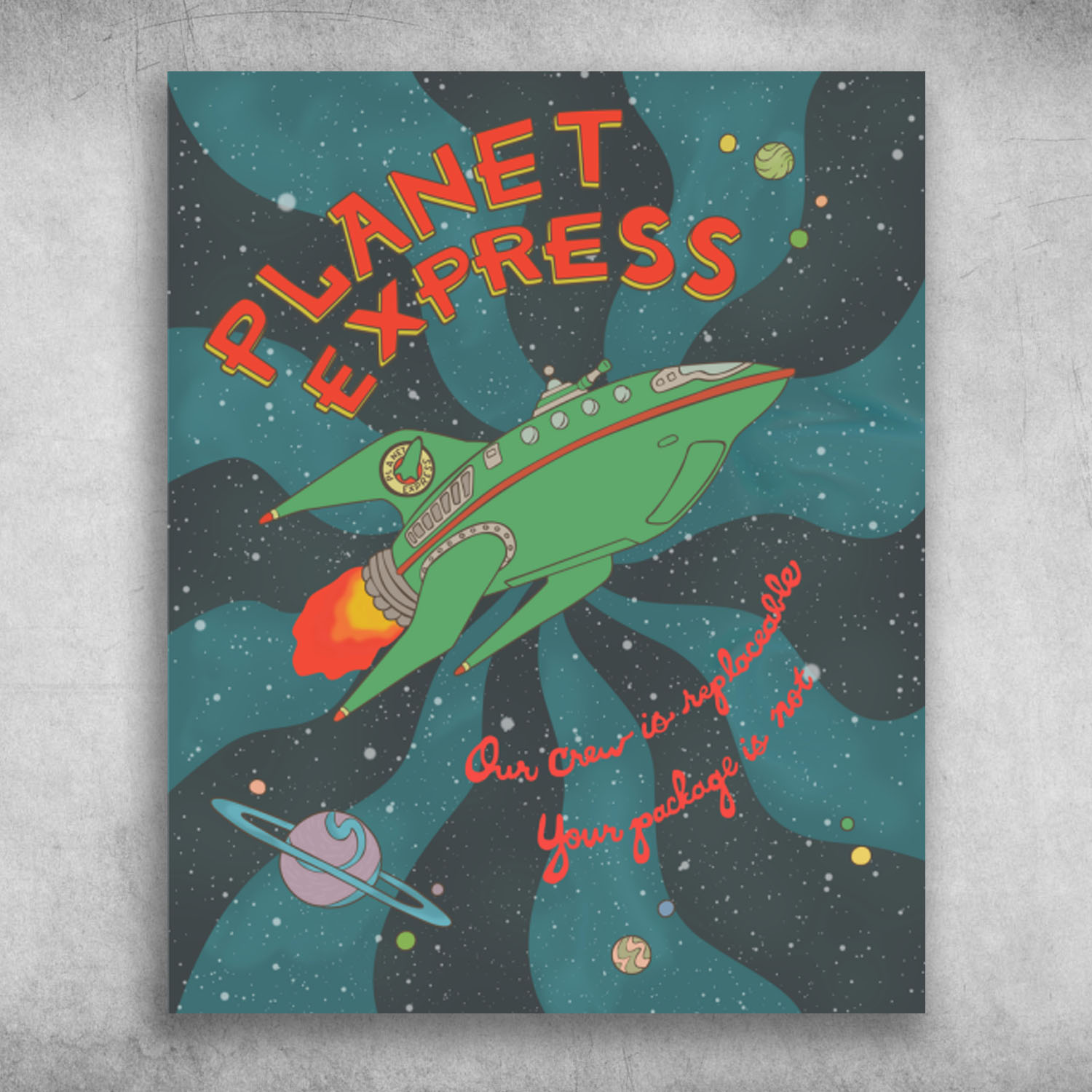 Planet Express Our Crew Is Replacecable
