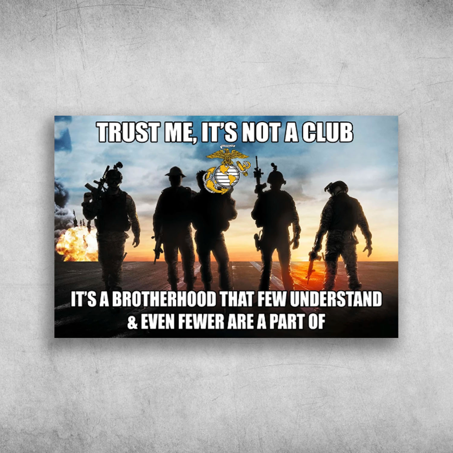 United States Marine Corps Trust Me It's Not A Club