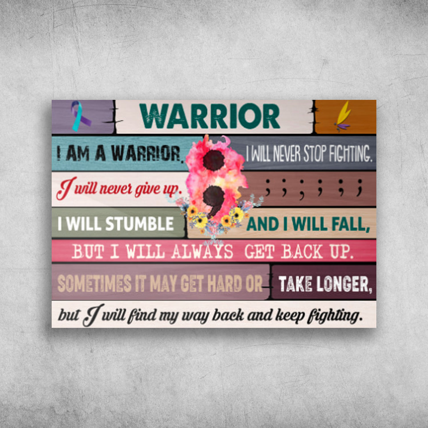 Warrior I Am A Warrior I Will Never Stop Fighting