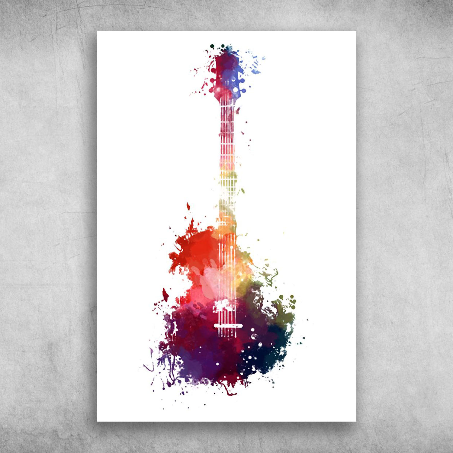 Beautiful Colorful Guitar