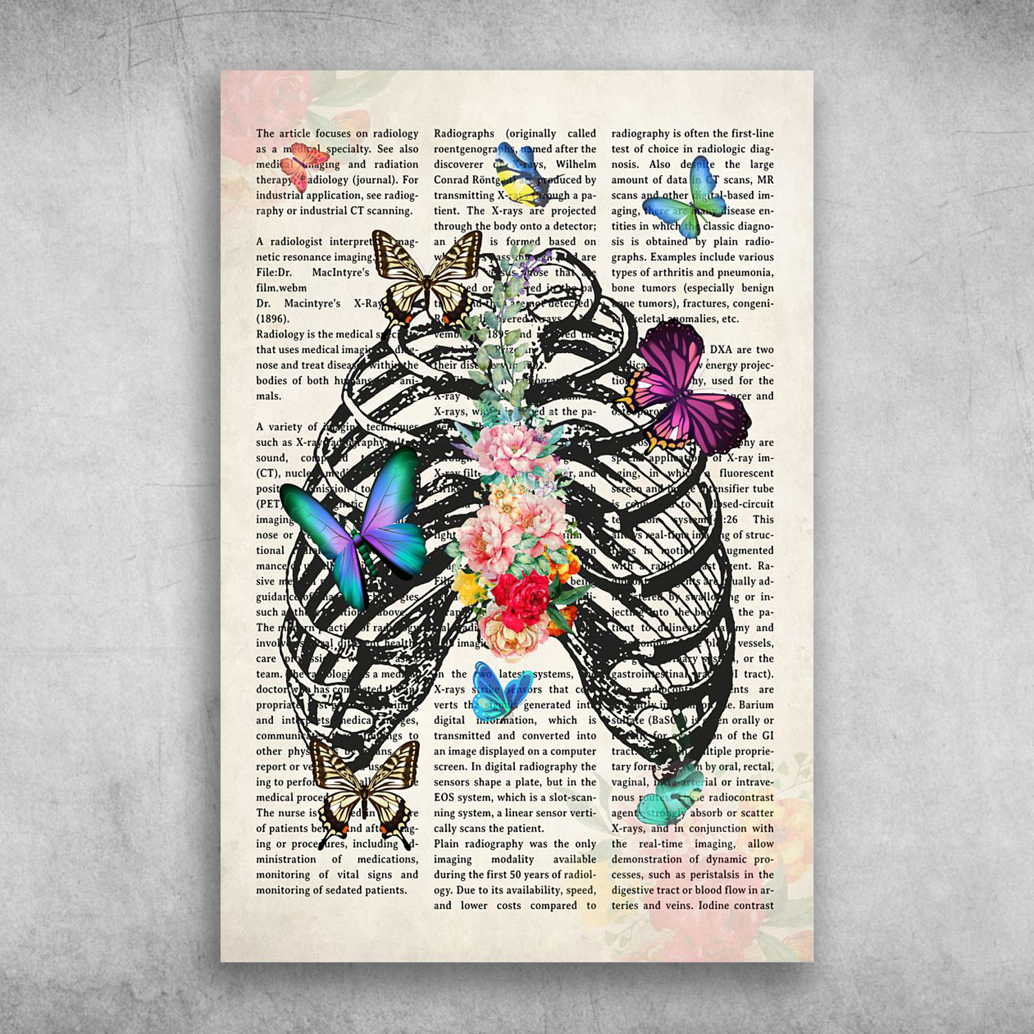 Butterfly Flower Floral Human Anatomy