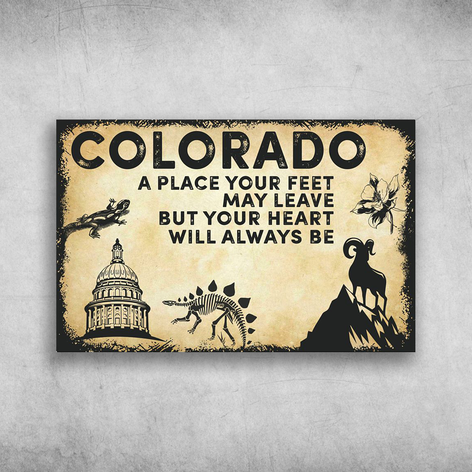 Colorado America A Place Your Feet May Leave