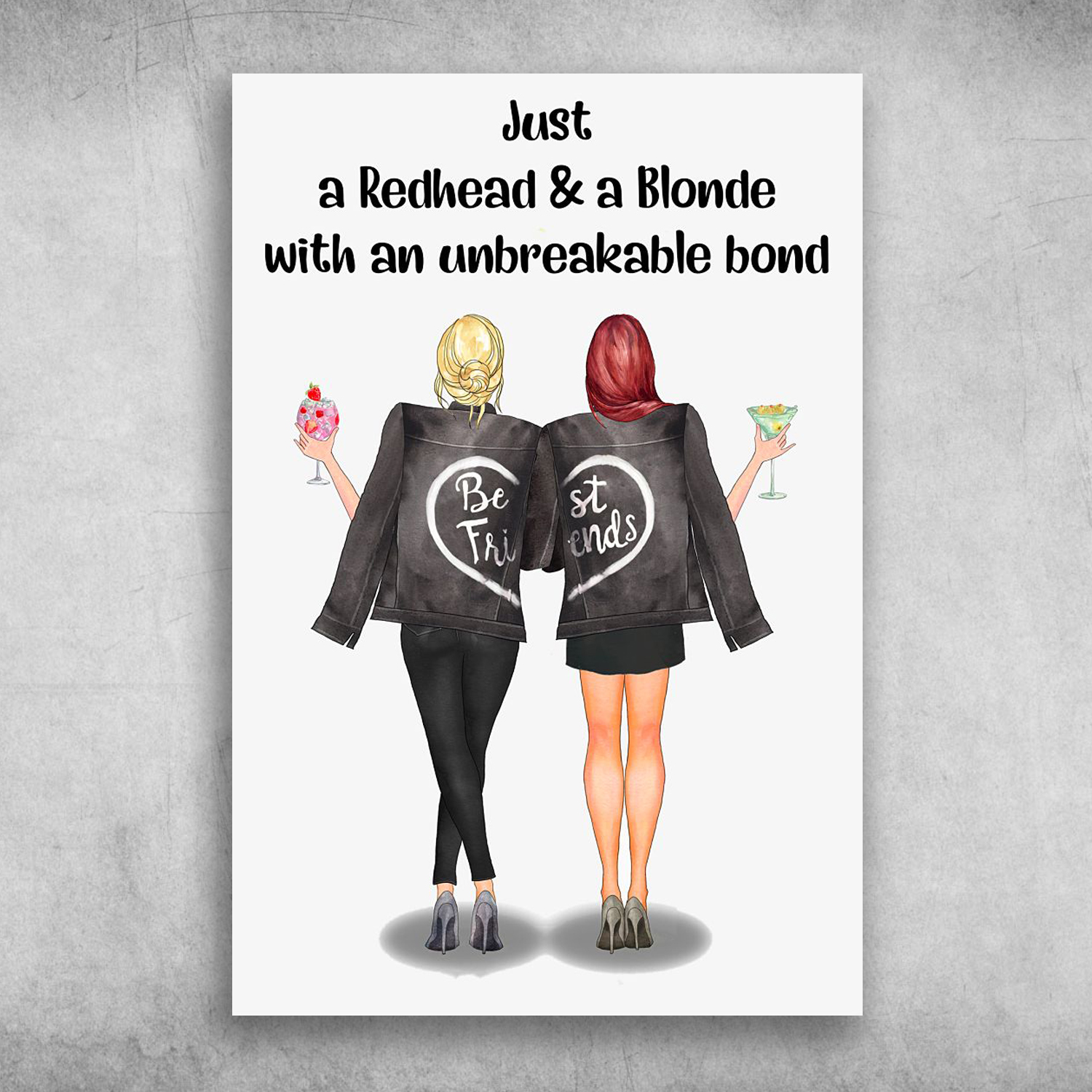Just A Redhead And A Blonde With An Unbreakle Bond