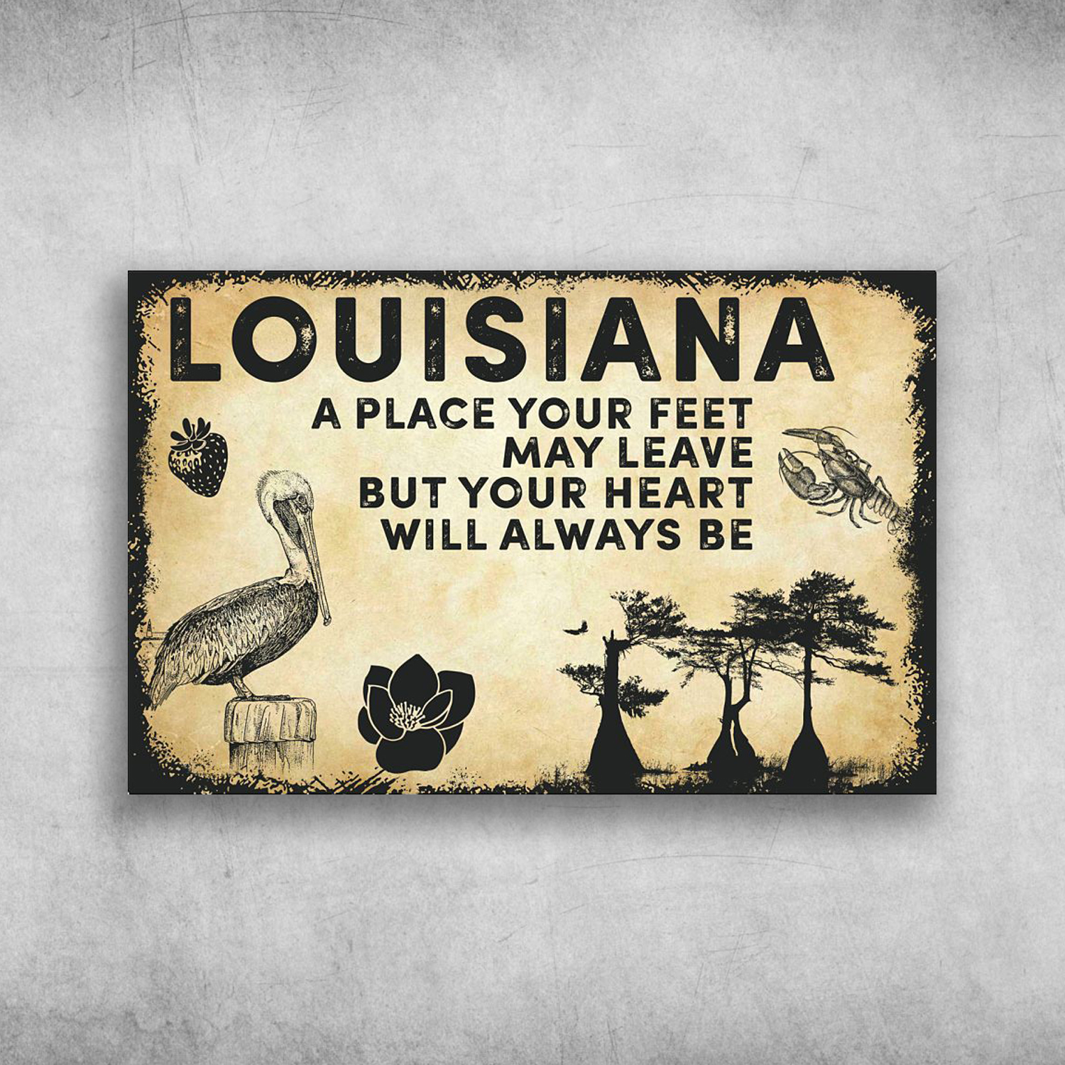 Louisiana America A Place Your Feet May Leave