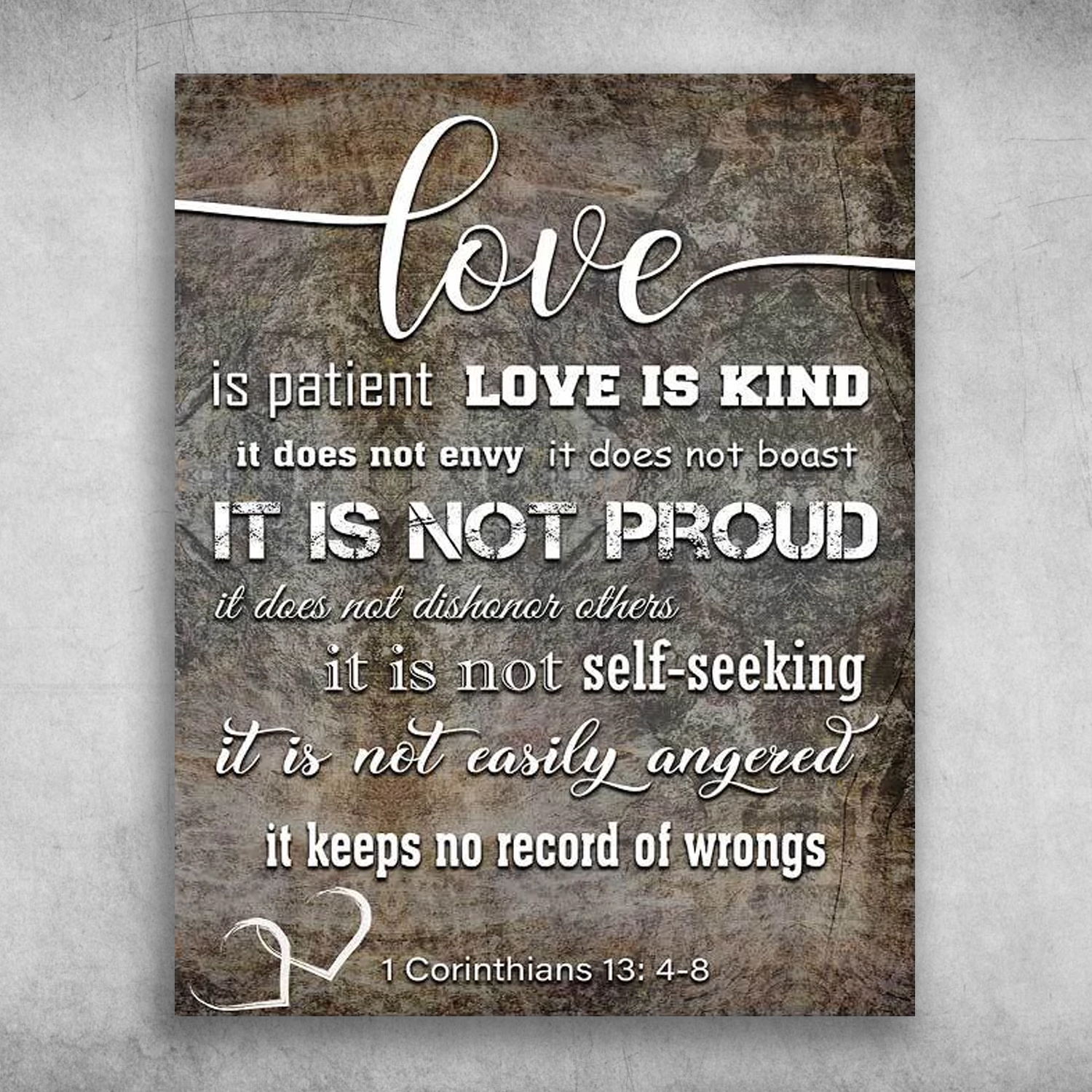 Love Is Patient Love Is Kind It Does Not Envy It Does Not Boast