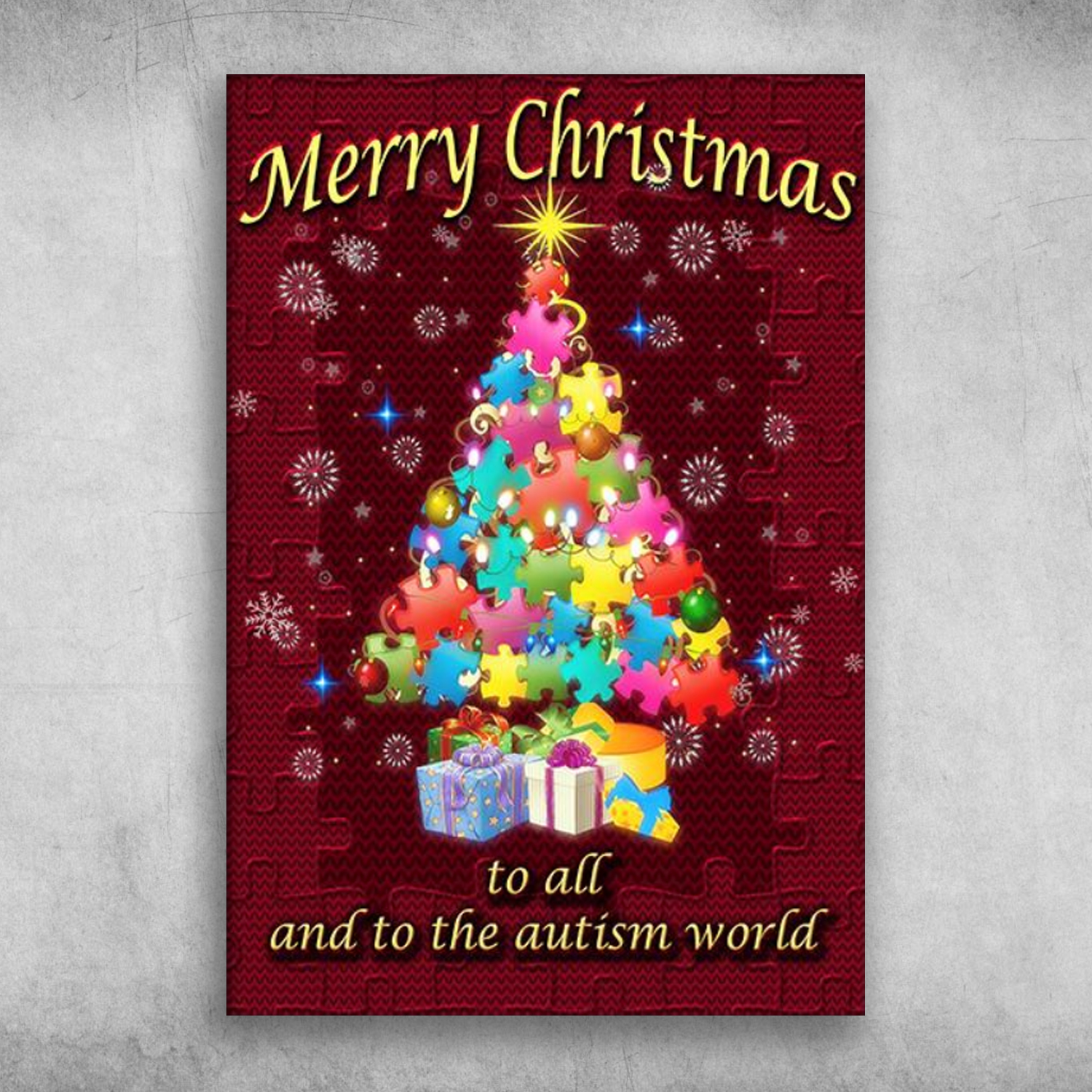 Merry Christmas To All And To The Autism World