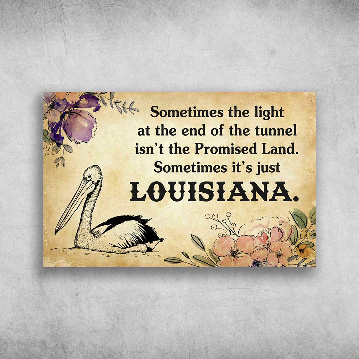 Sometimes It's Just Louisiana Sometimes The Light At The End At The Tunnel