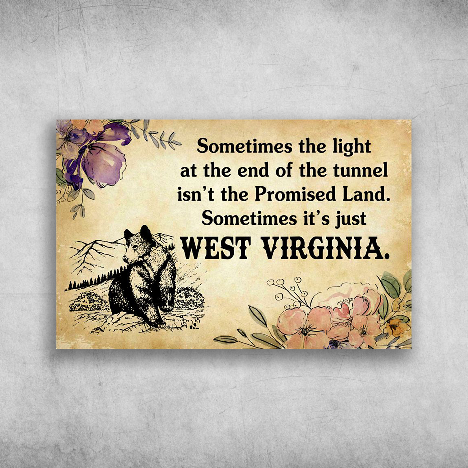 Sometimes It's Just West Virginia Sometimes The Light At The End At The Tunnel