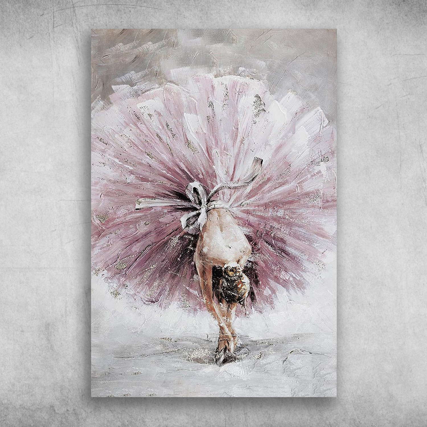 Watercolor Ballerina Dance Girl Painting Ballet