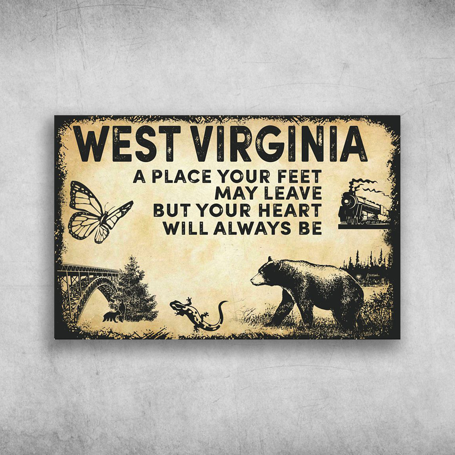 West Virginia America A PLace Your Feet May Leave