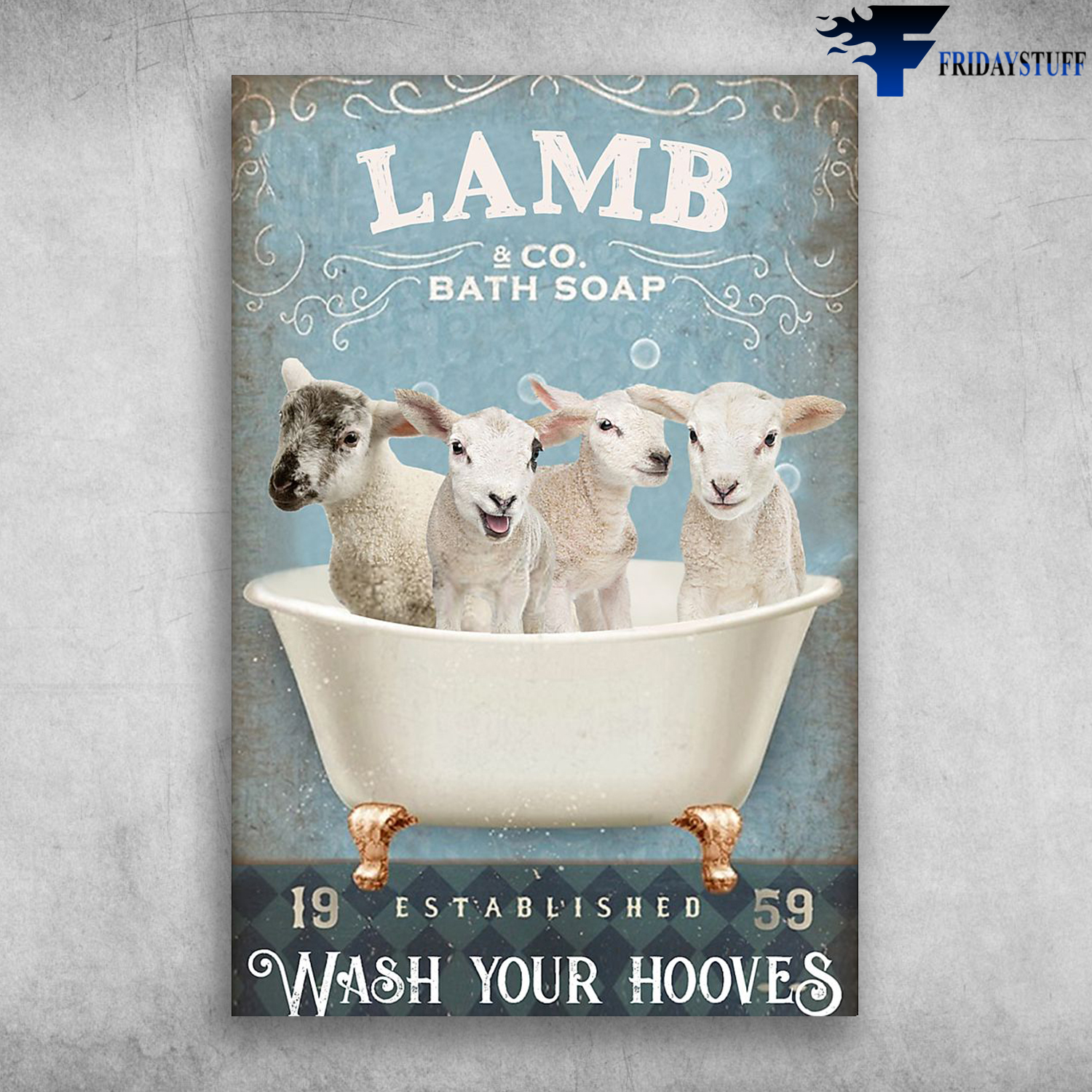 Lamb Bath Soap Established Wash Your Hooves