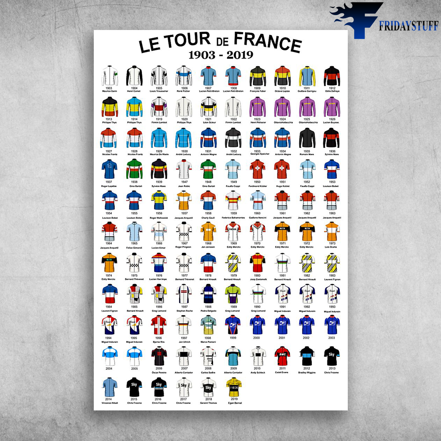 Le Tour De France 1903 2019 Cycling Fans