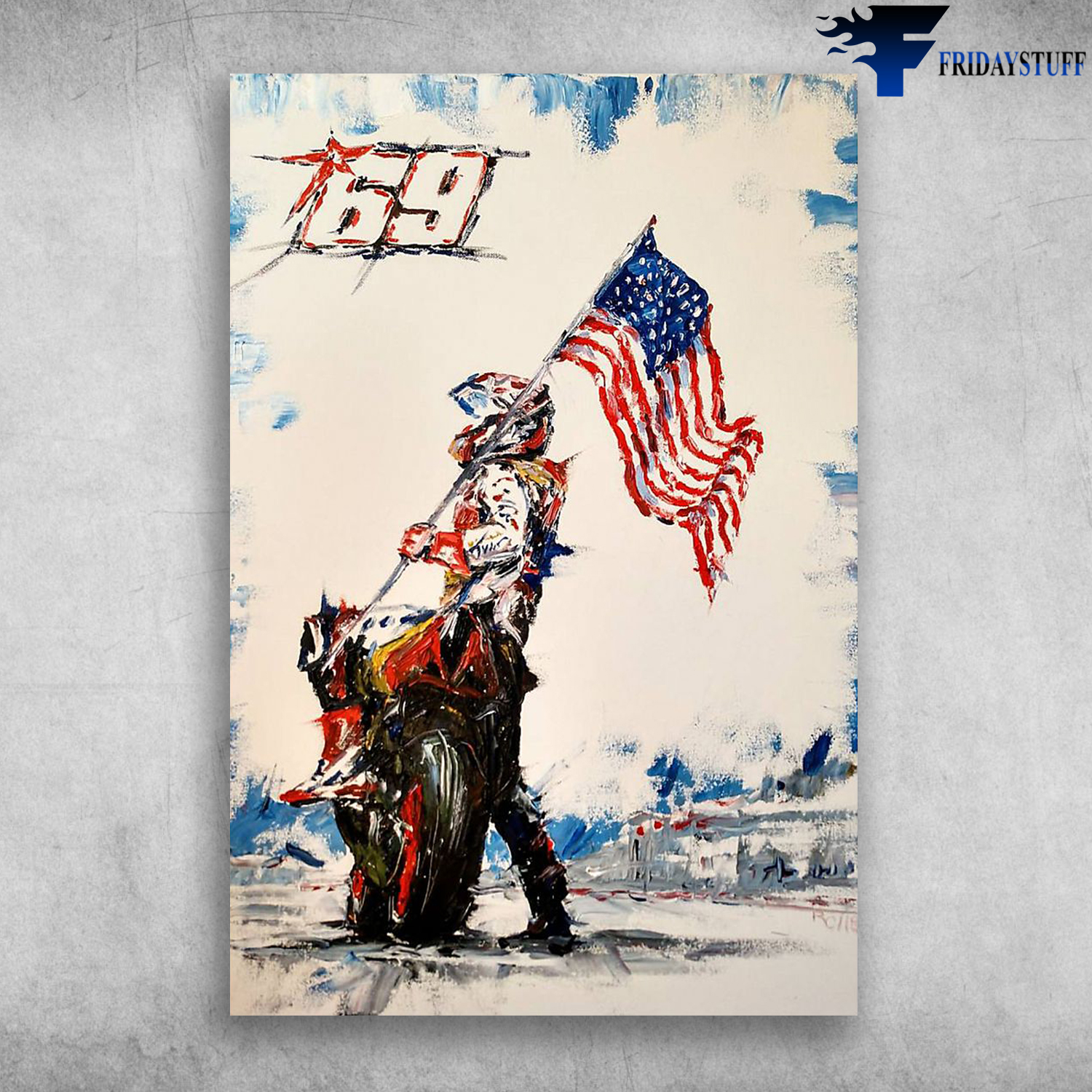 Original Motorcycle Oil Paintings Nicky Hayden