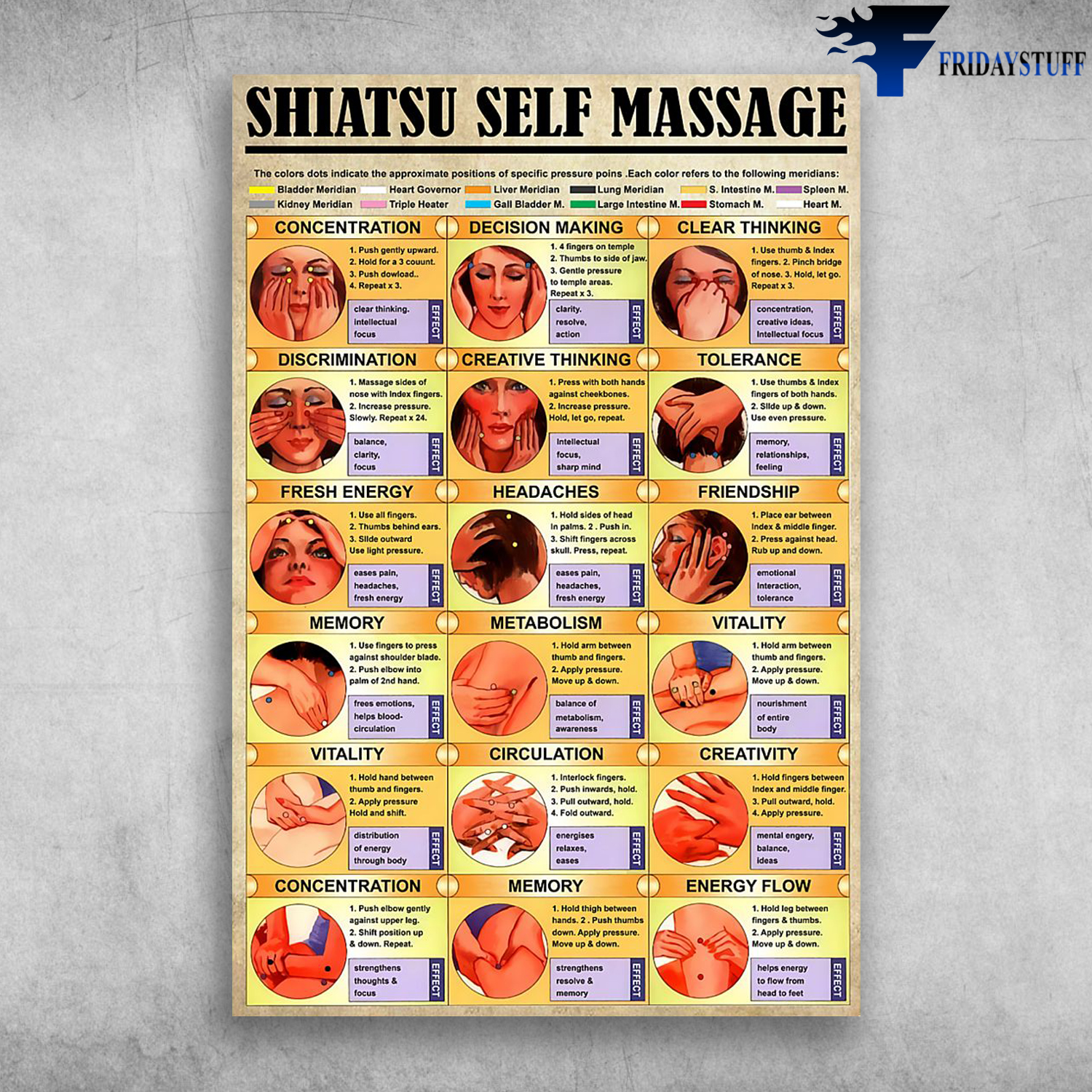 Shiatsu Massage Shiatsu Self Massage Concentration