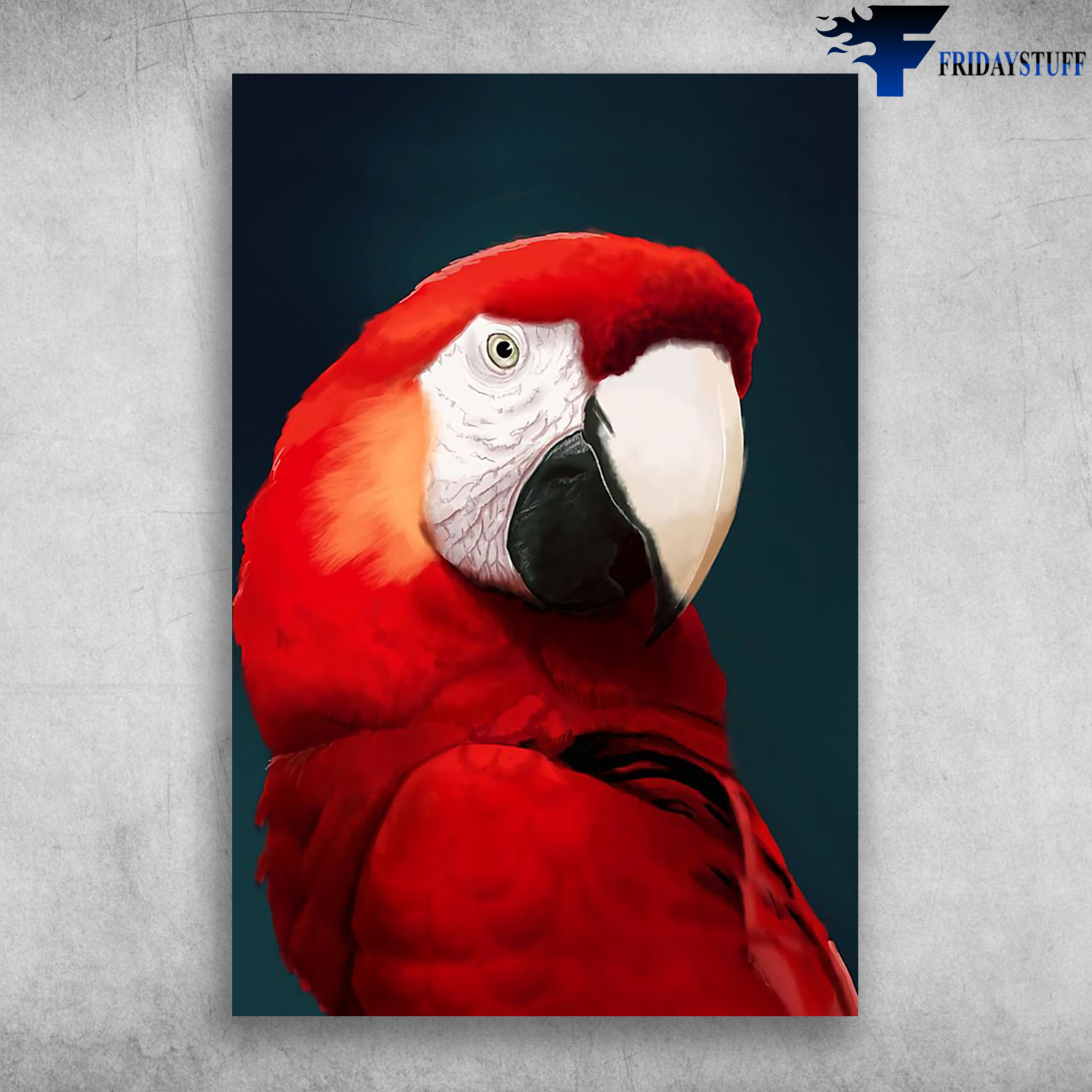 Amazing Macaw Beautifully Designed Red Parrot
