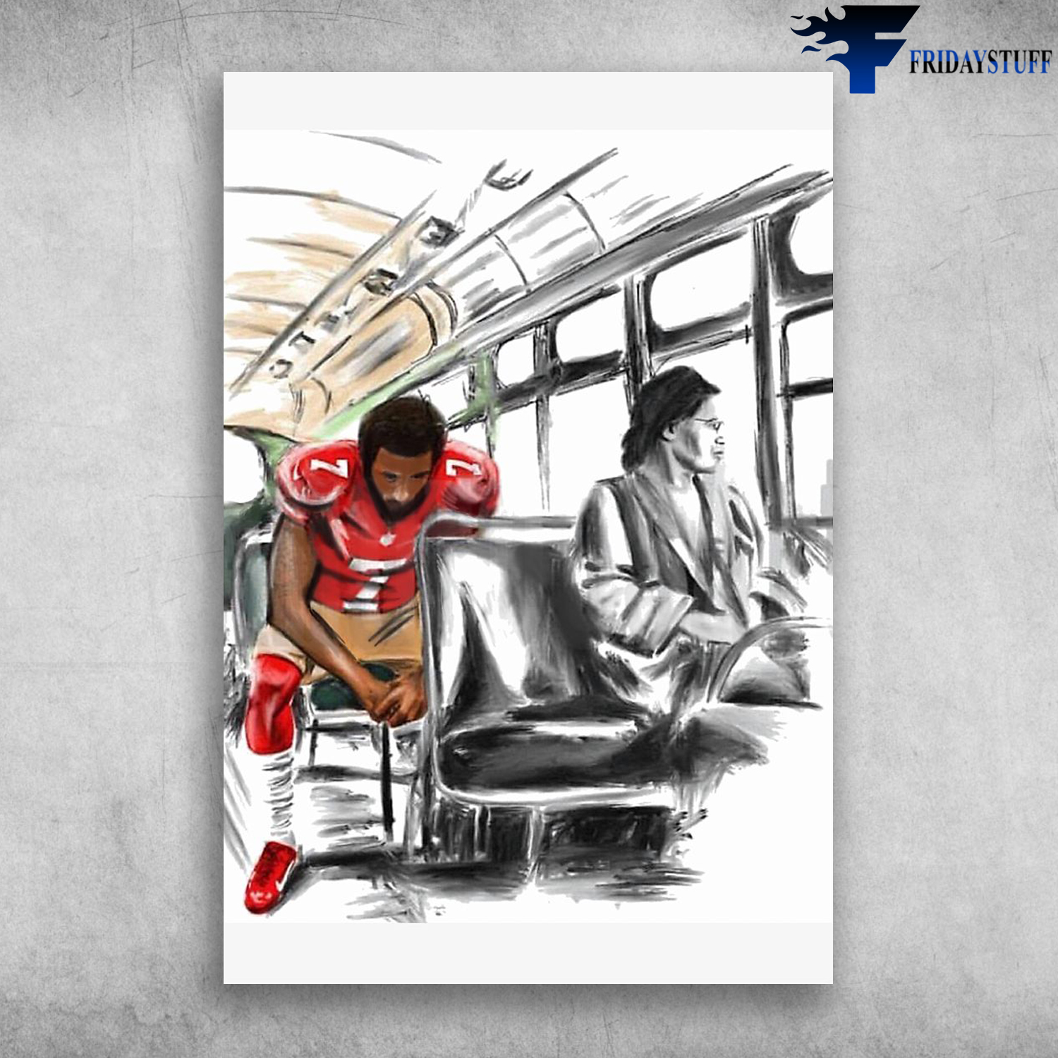 Rosa Parks And Colin Kaepernick On The Bus