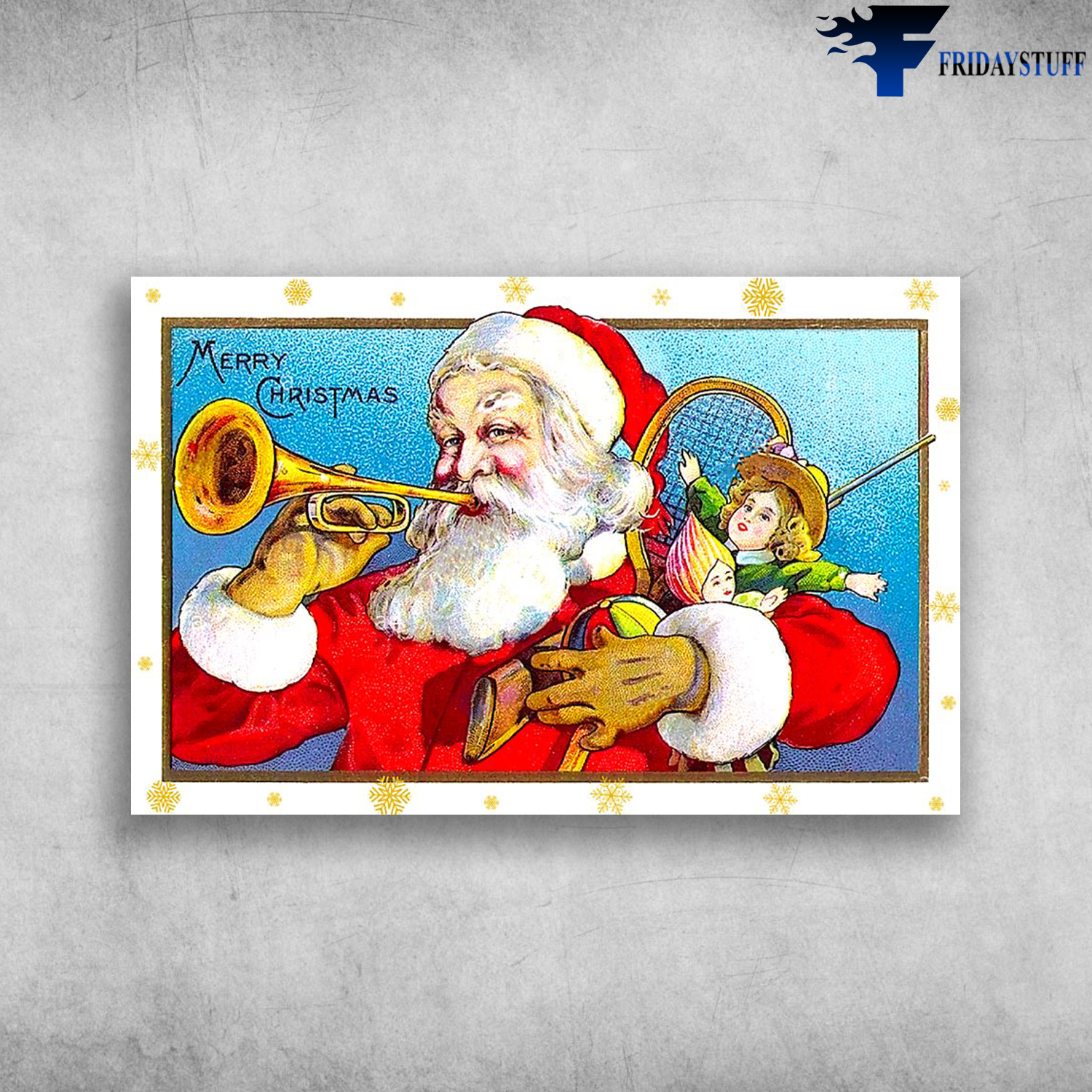 Santa Claus With Trumpet Historical Trumpet Trumpet Toy