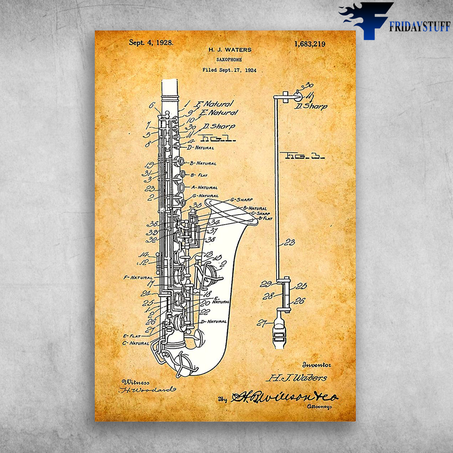 Saxophone Instrument Structure Saxophone Musical Instrument