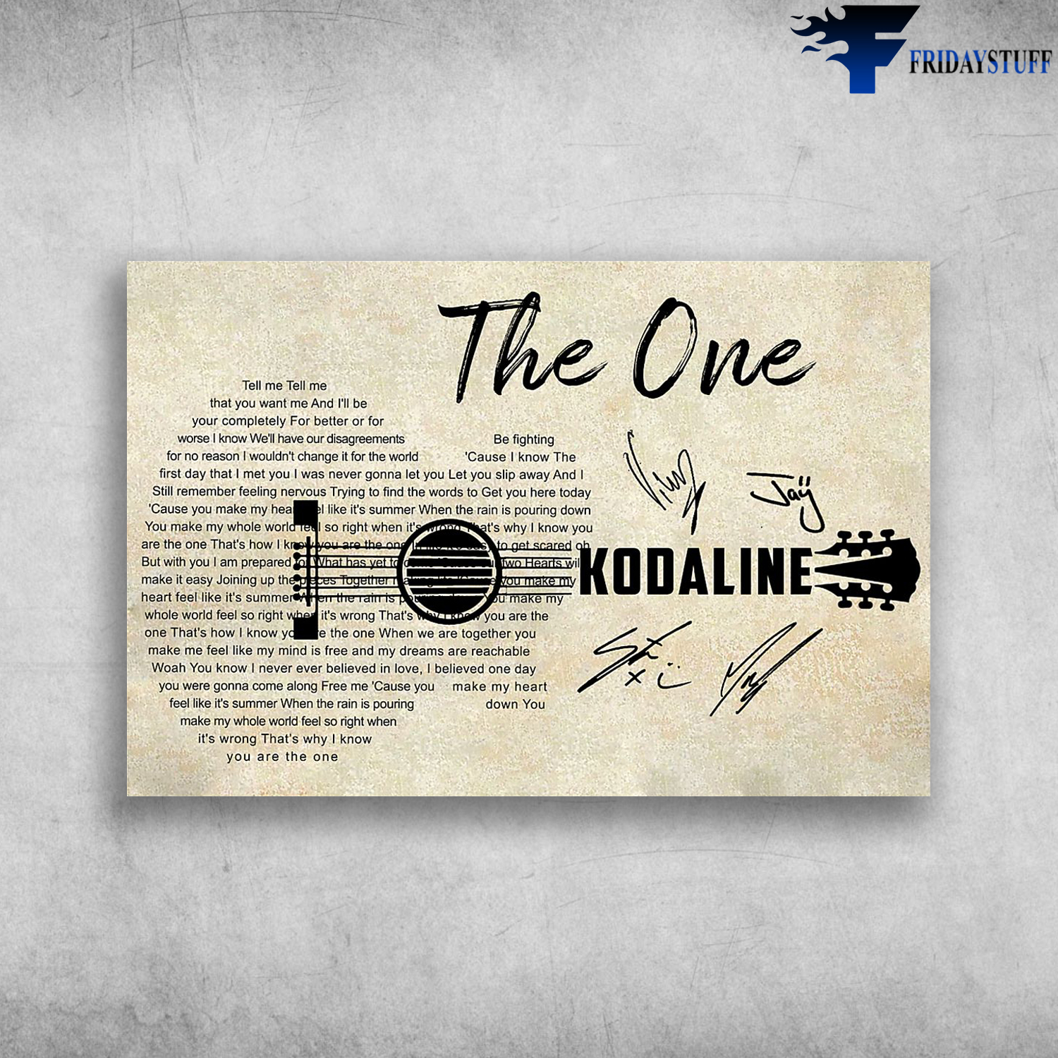 The One Kodaline Tell Me That You Want Me