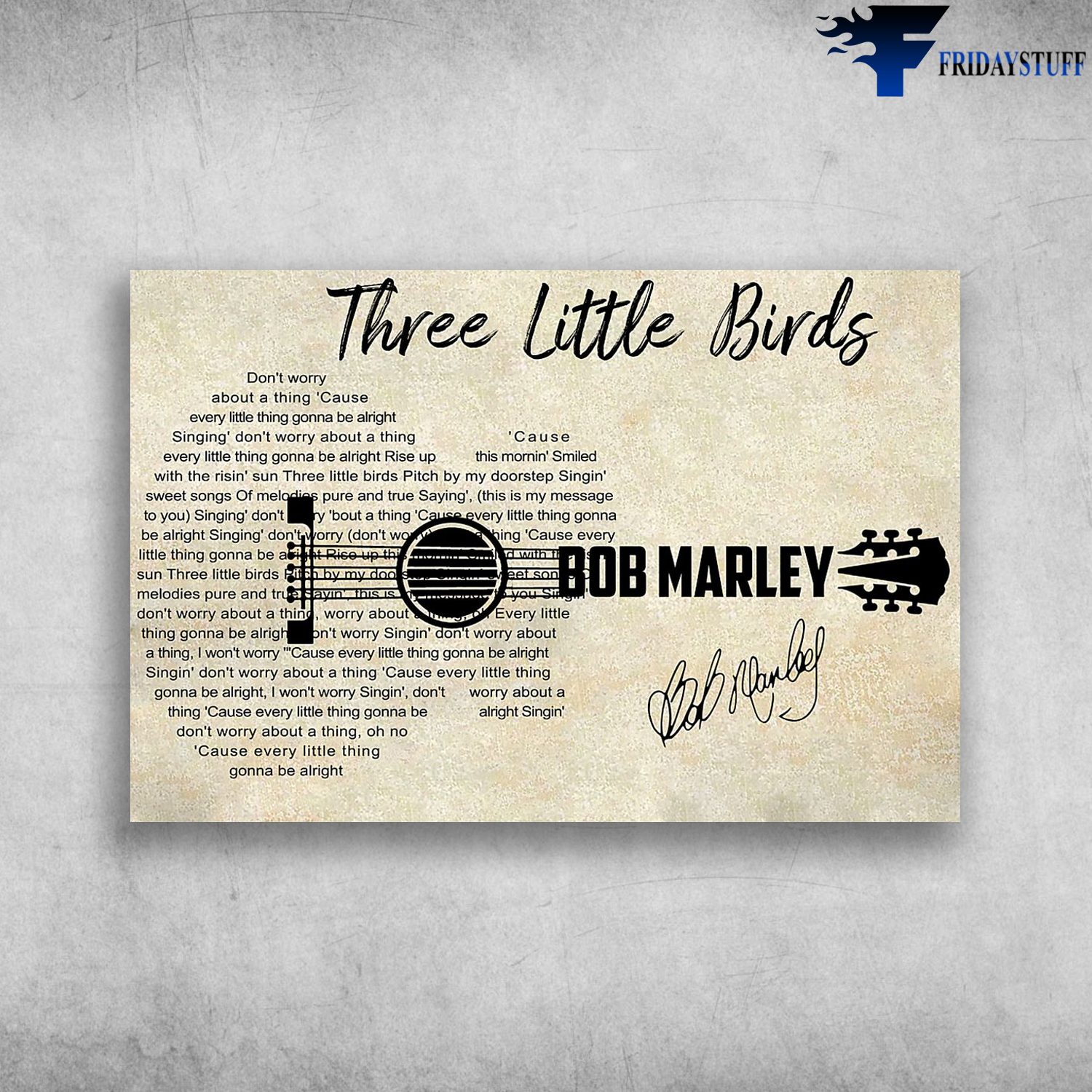 Three Little Birds Bob Marley Don't Worry About A Thing