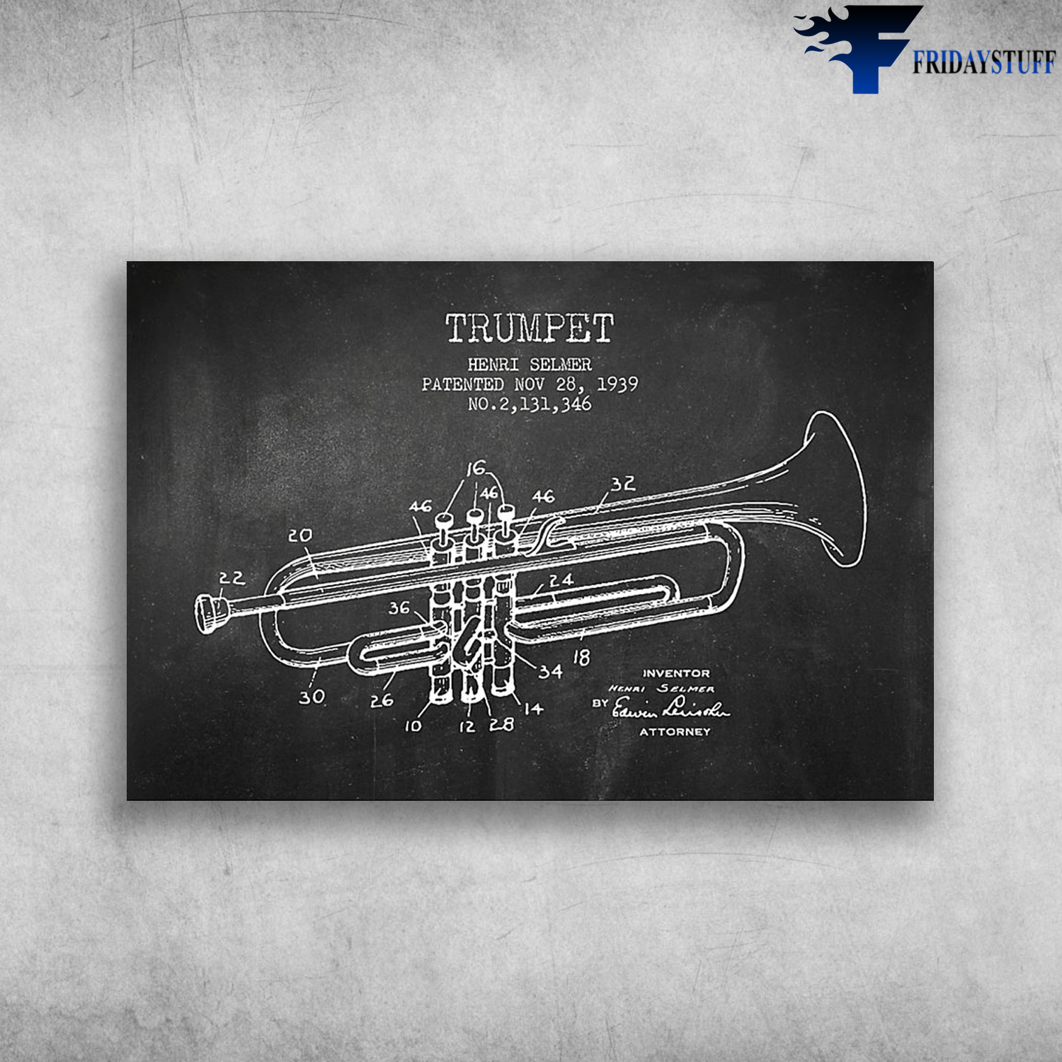 Trumpet Musical Instrument Trumpet Henri Selmer Patented