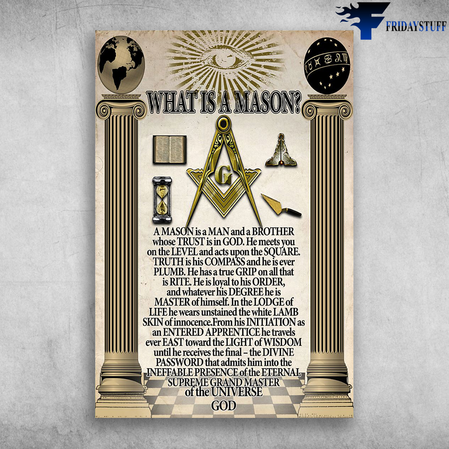 What Is A Mason A Man And A Brother Whose Trust Is In God